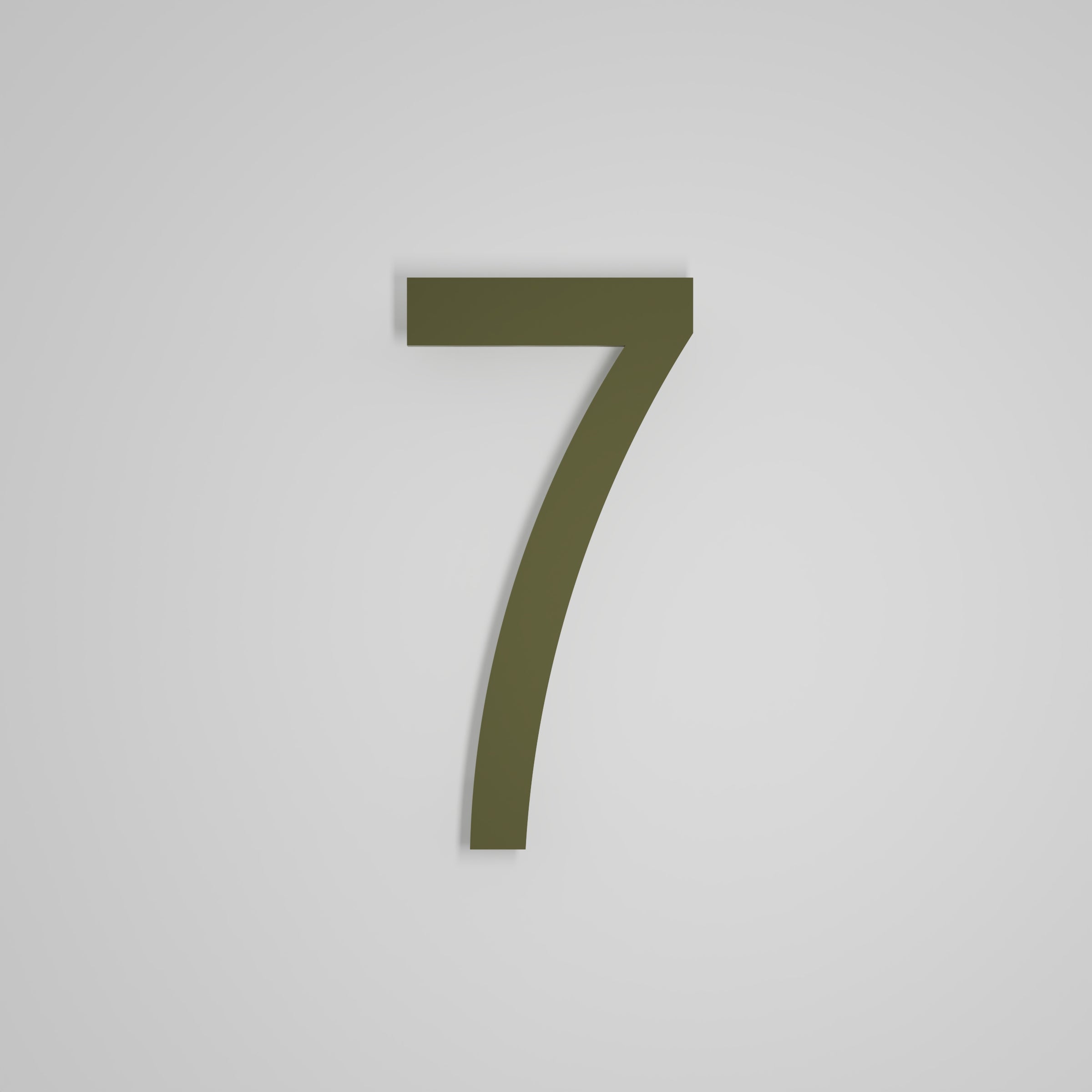 12 inch Floating Address Numbers