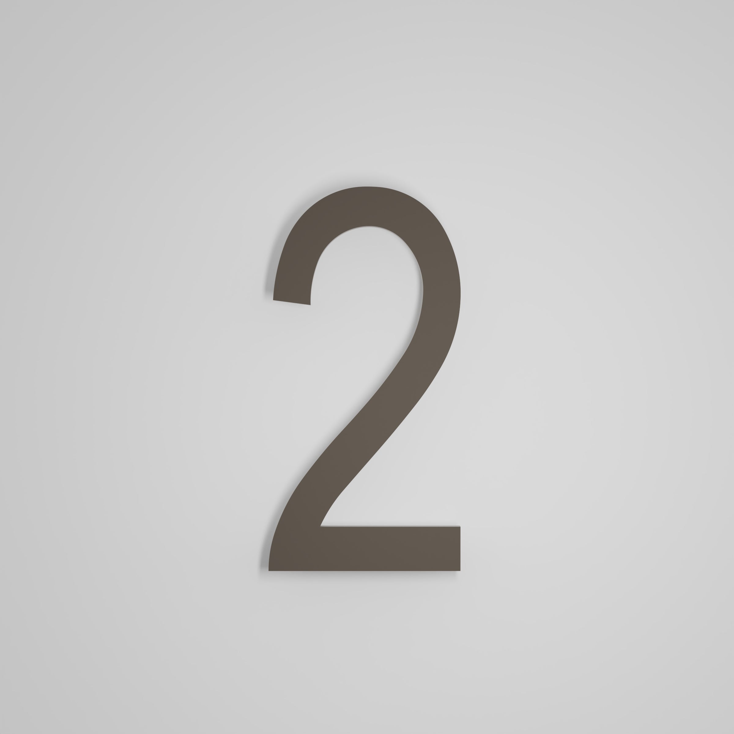 12 inch Floating Address Numbers