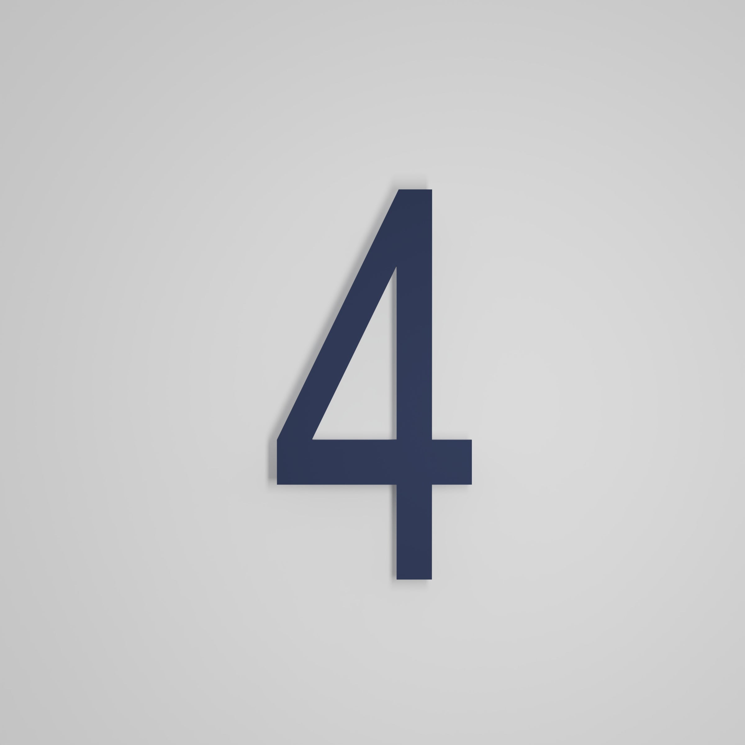 12 inch Floating Address Numbers