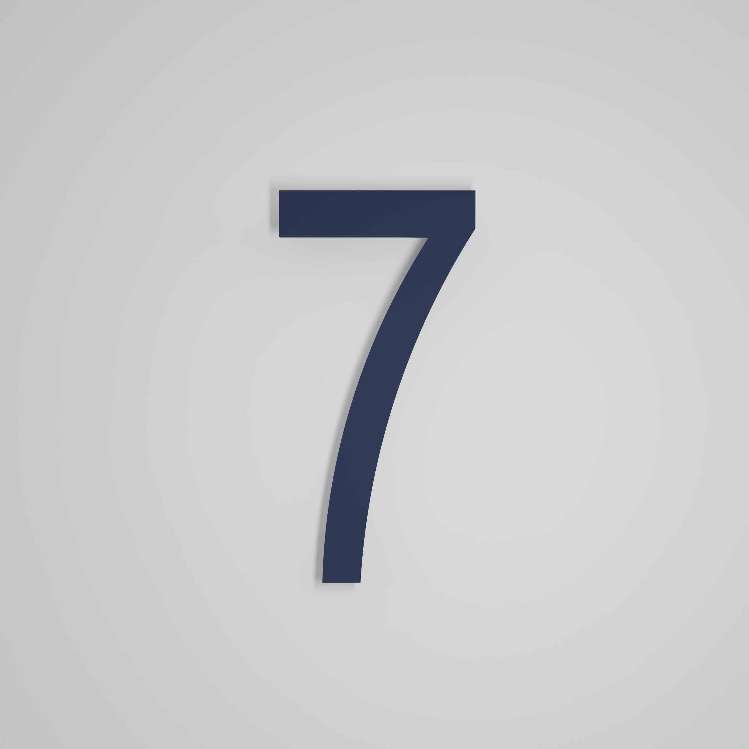12 inch Floating Address Numbers