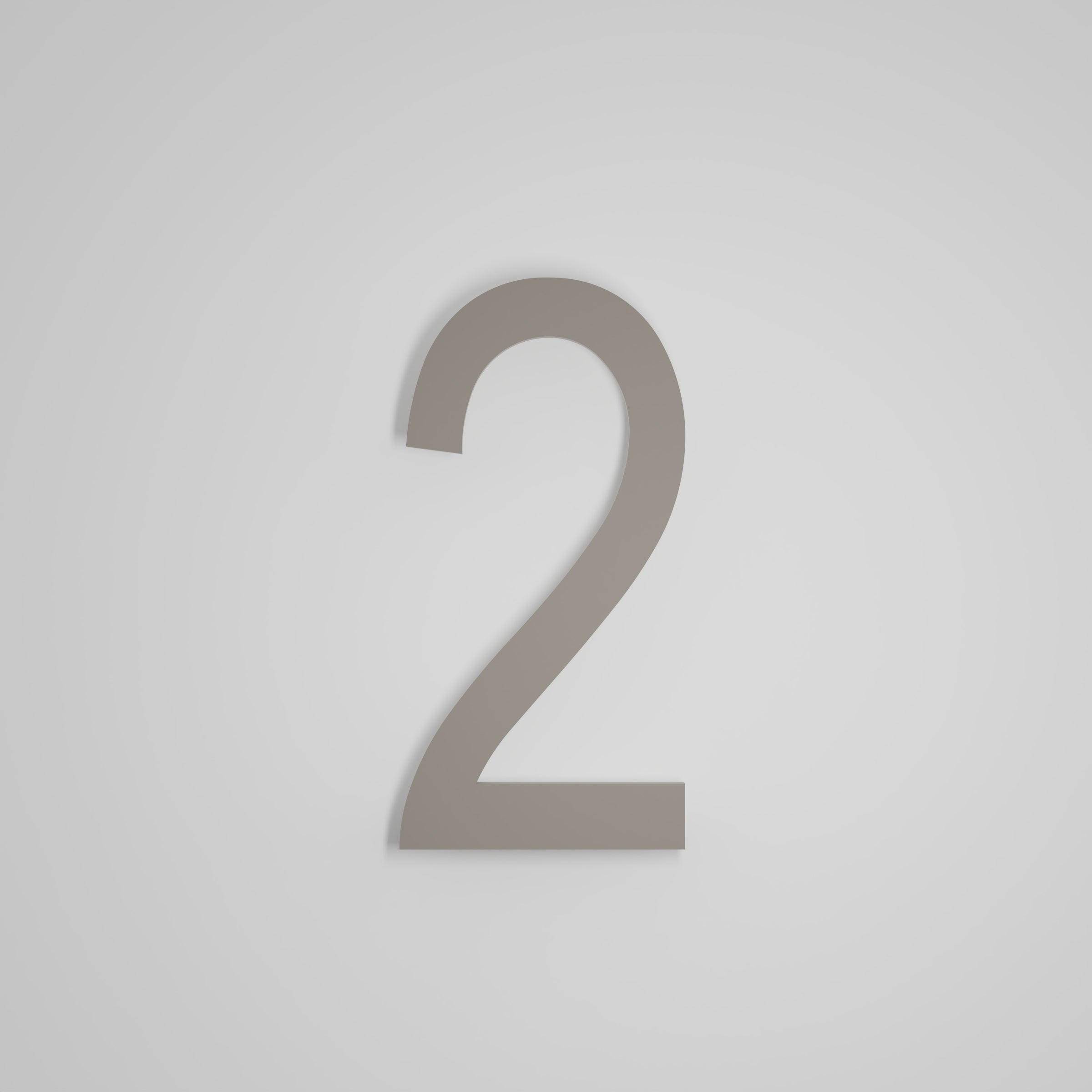 12 inch Floating Address Numbers