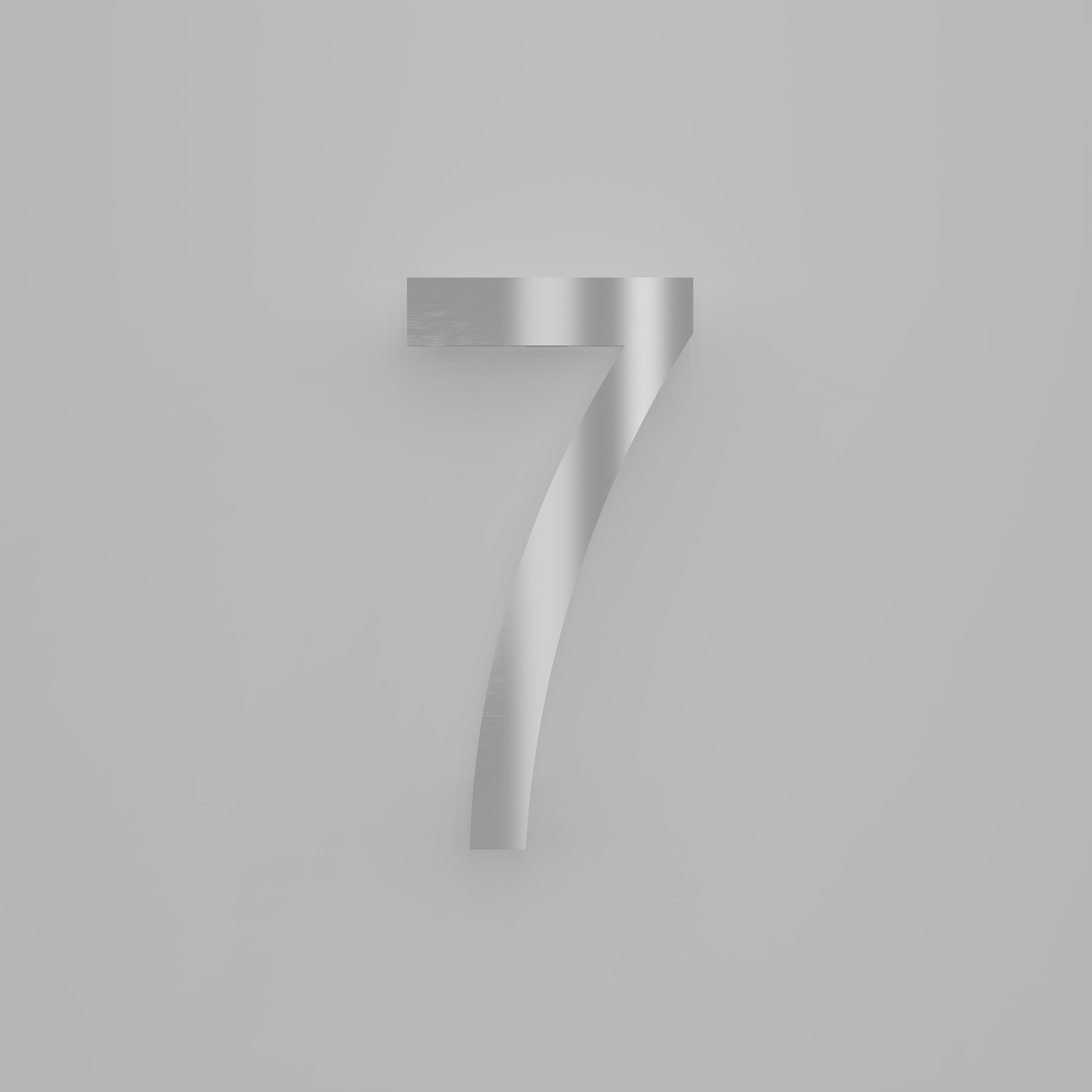 12 inch Floating Address Numbers