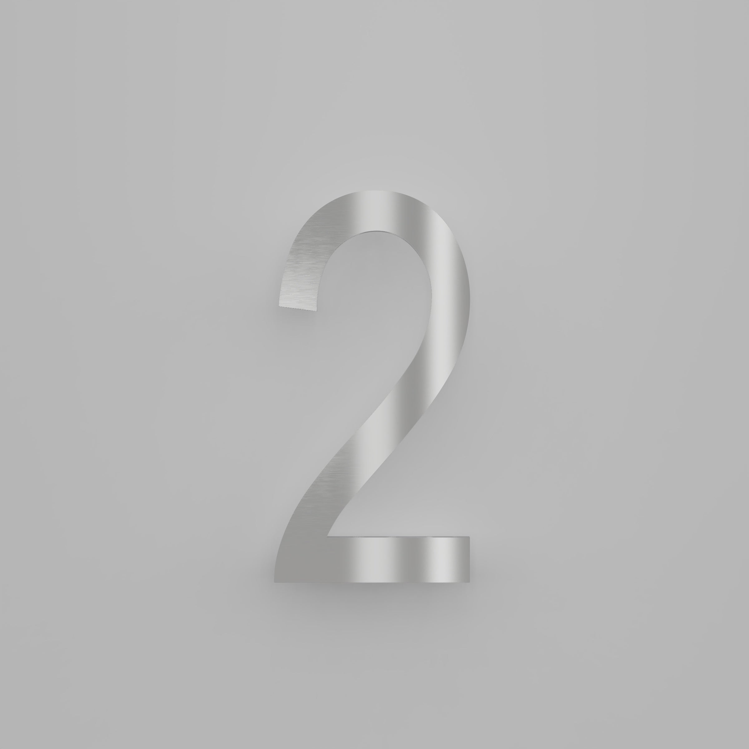 12 inch Floating Address Numbers