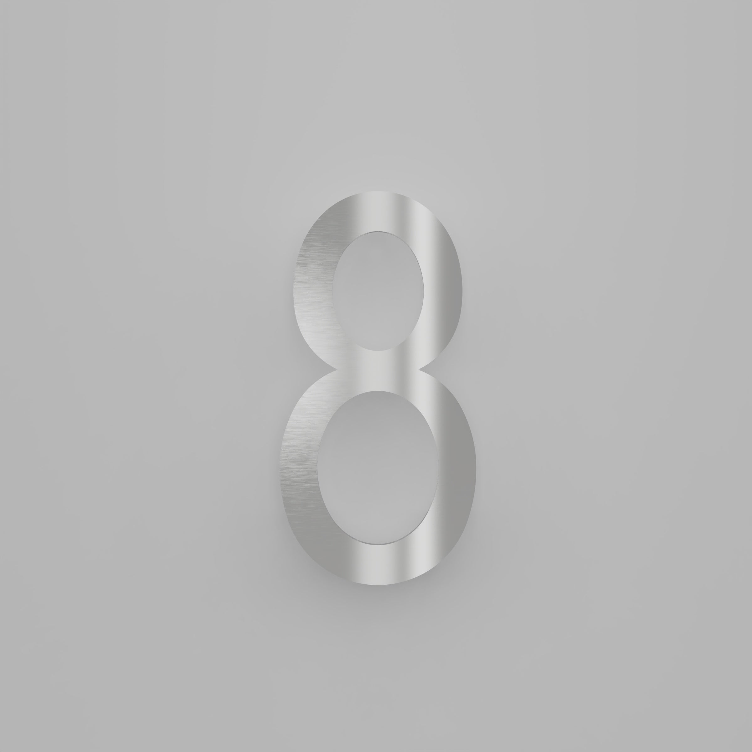 12 inch Floating Address Numbers