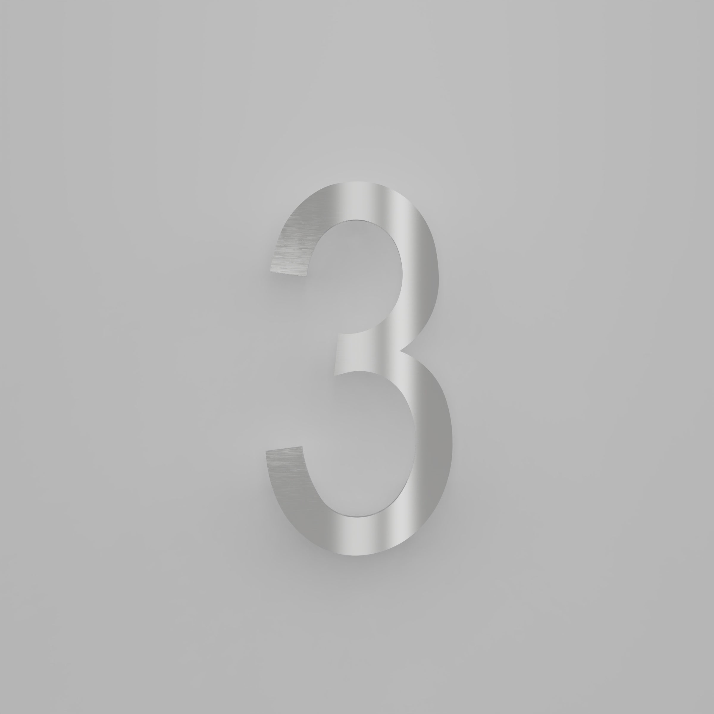 12 inch Floating Address Numbers