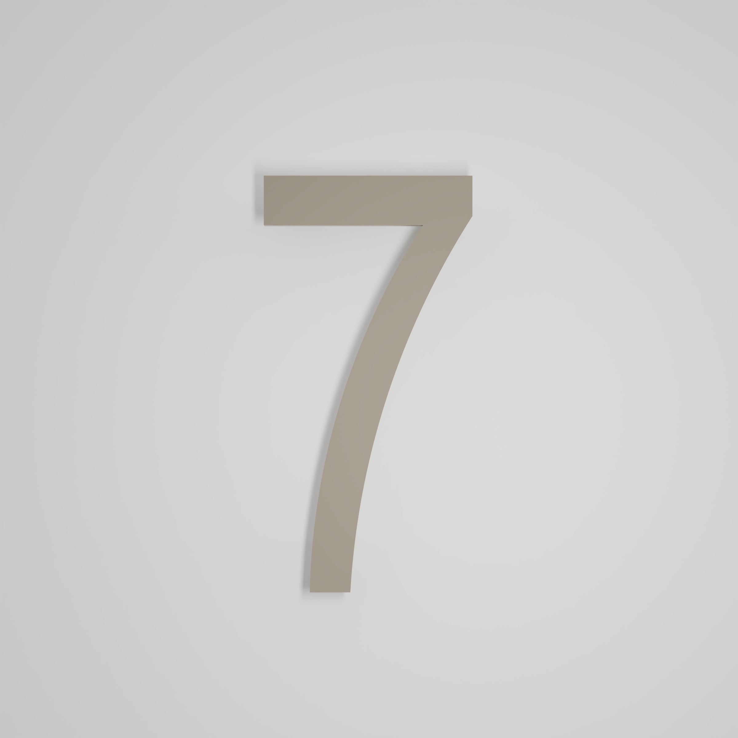 12 inch Floating Address Numbers
