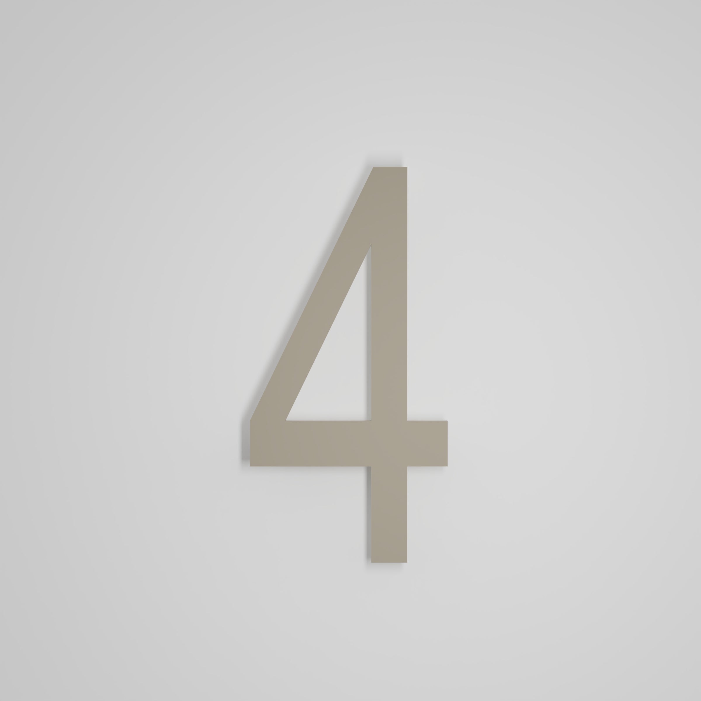 12 inch Floating Address Numbers
