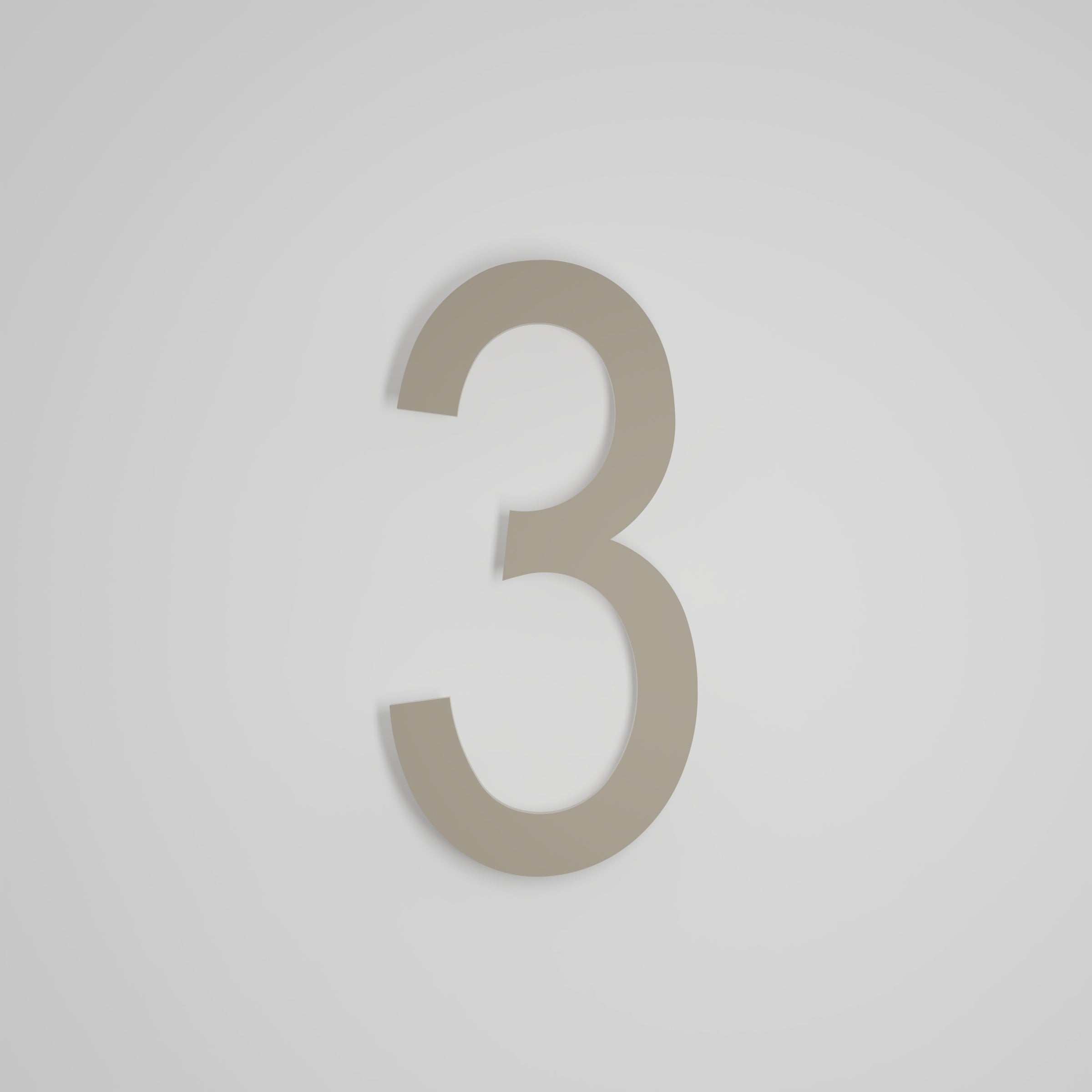 12 inch Floating Address Numbers
