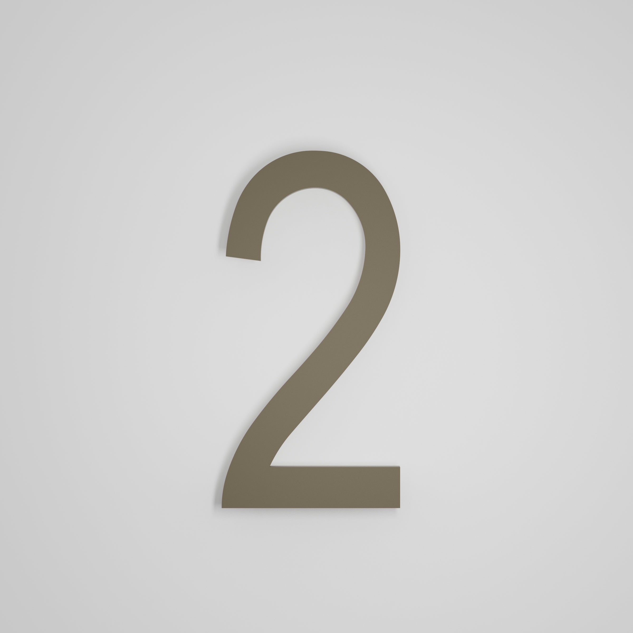 12 inch Floating Address Numbers