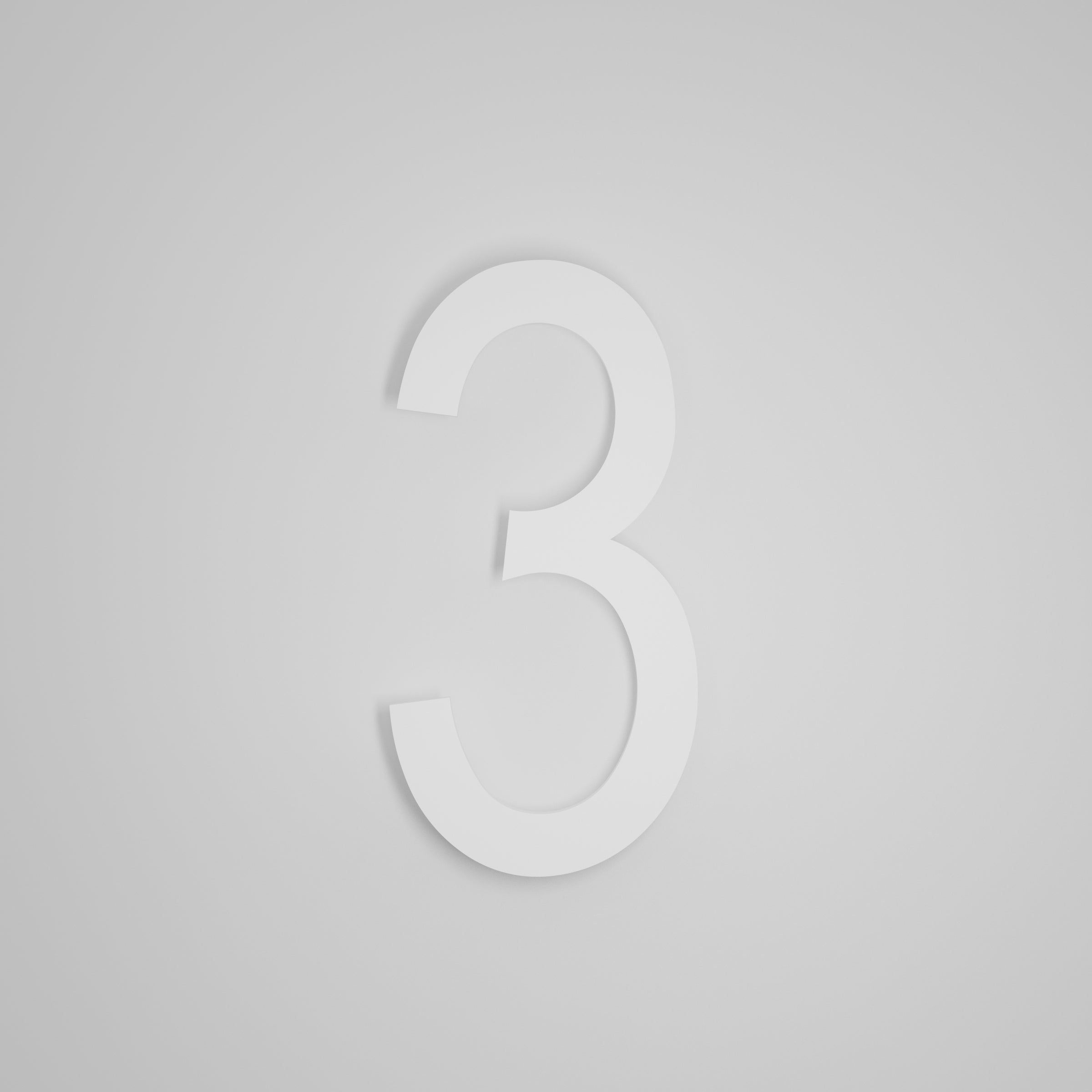12 inch Floating Address Numbers