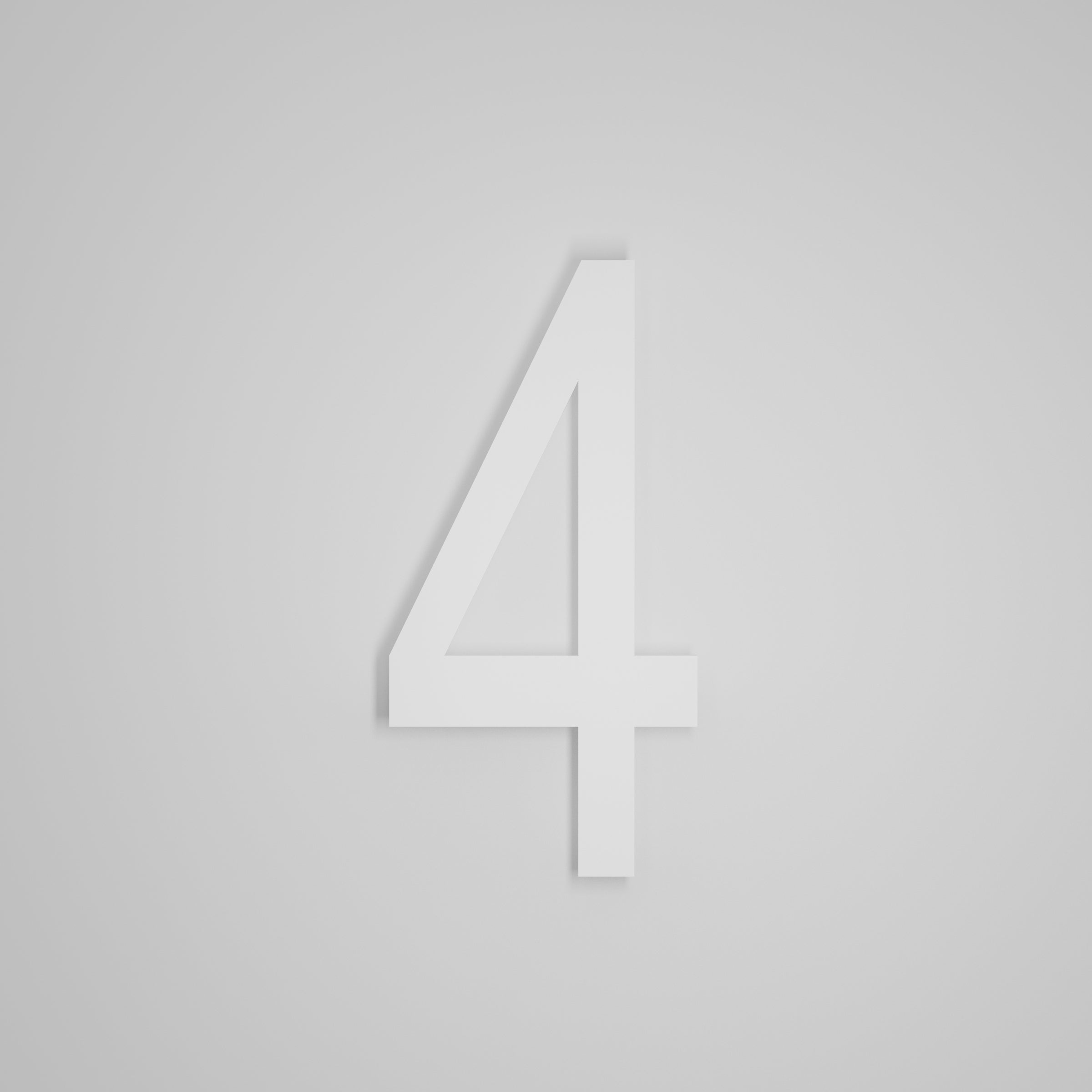 12 inch Floating Address Numbers