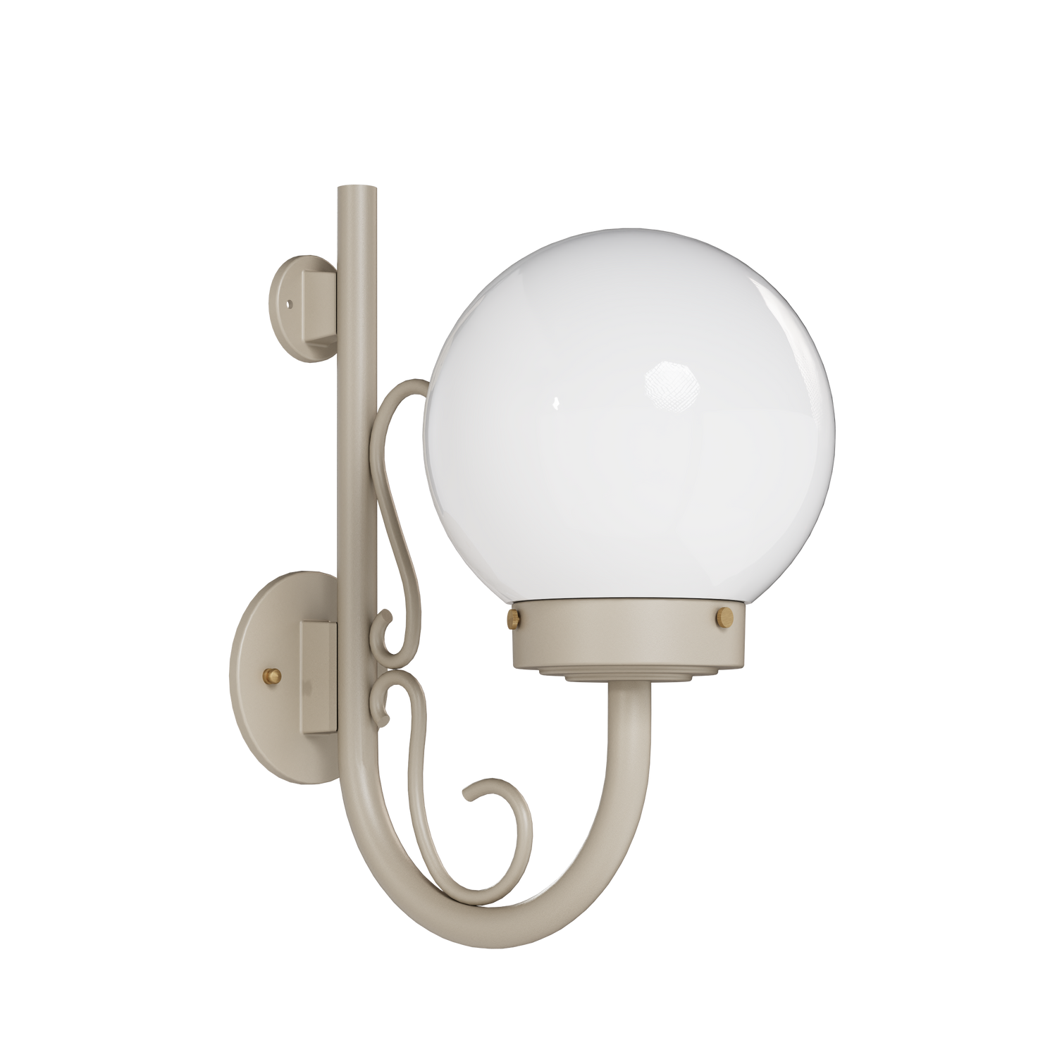 Key West - Up-Mount Wall Mount with Cane and Curl Small - 13097