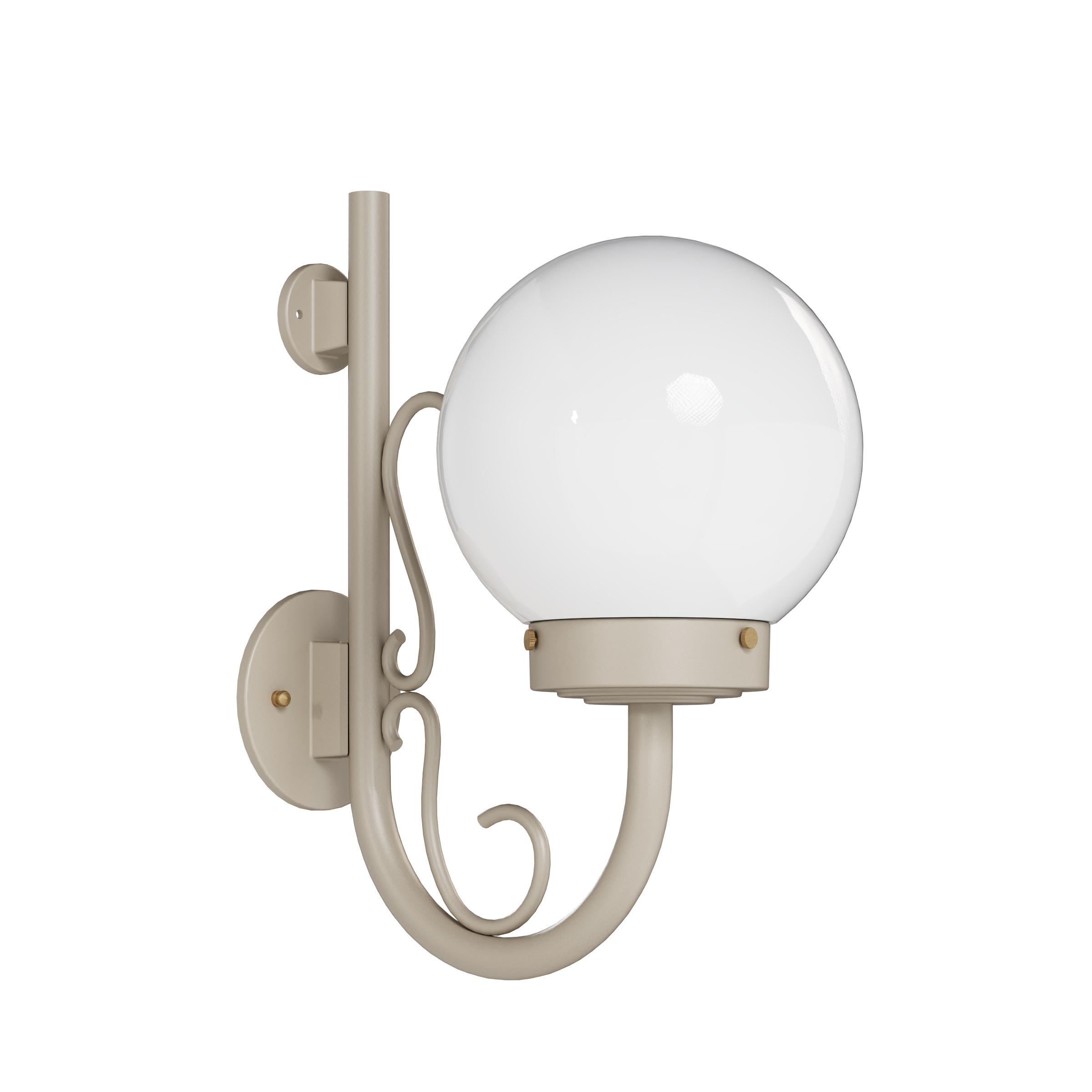 Key West - Up-Mount Wall Mount with Cane and Curl Small - 13097