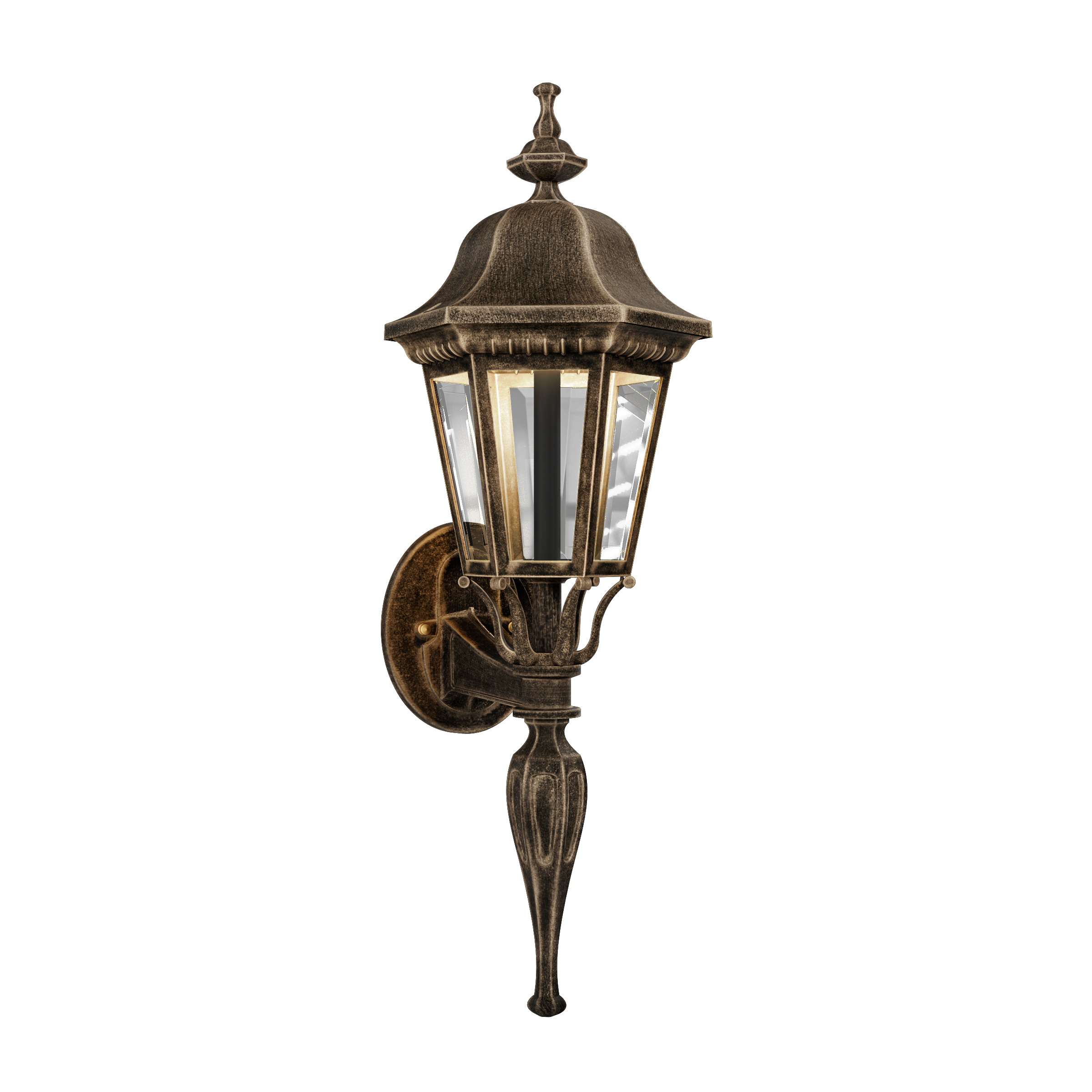 Florence - Luminaire mural extérieur montage vers le haut avec tige format petit - 13720