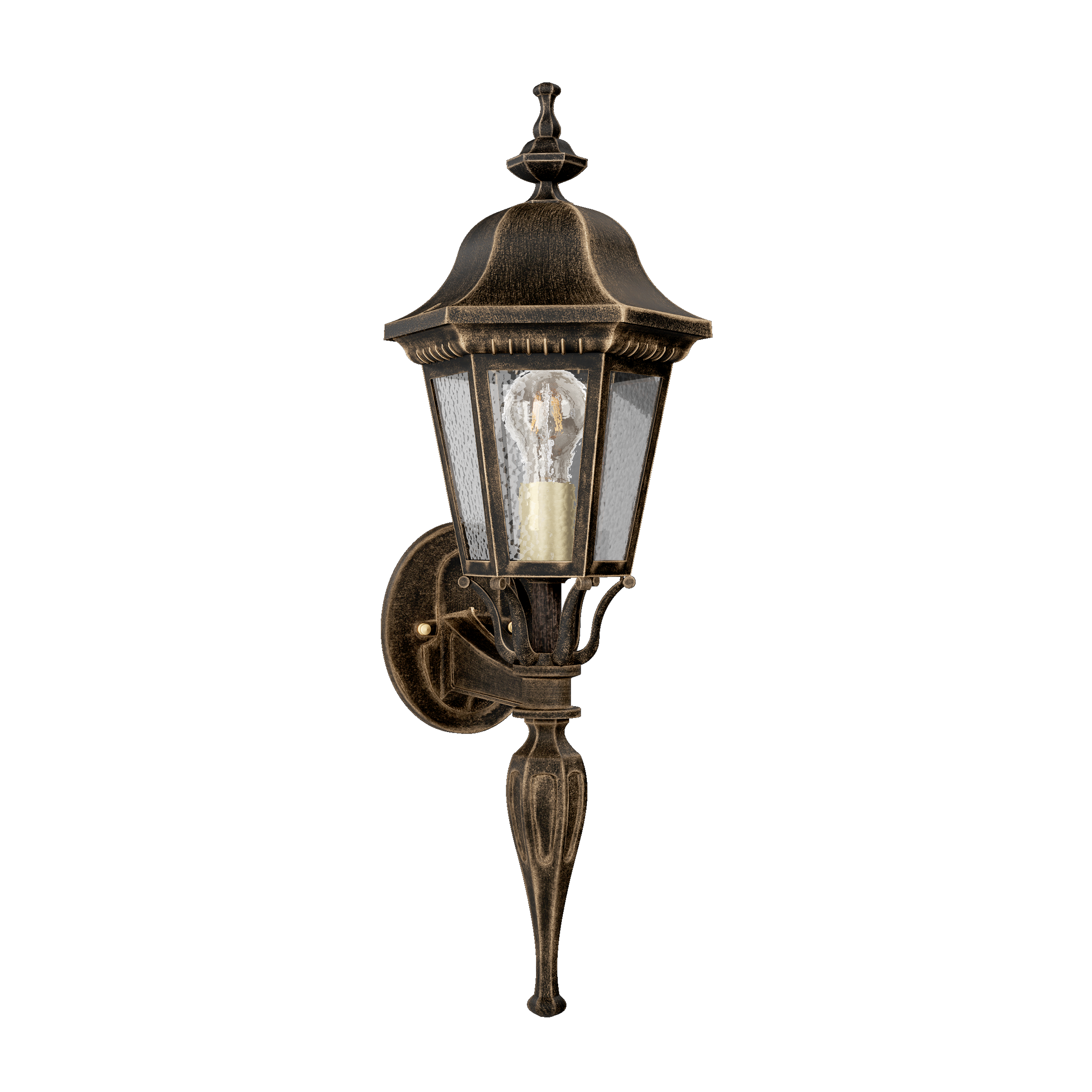 Florence - Luminaire mural extérieur montage vers le haut avec tige format petit - 13720