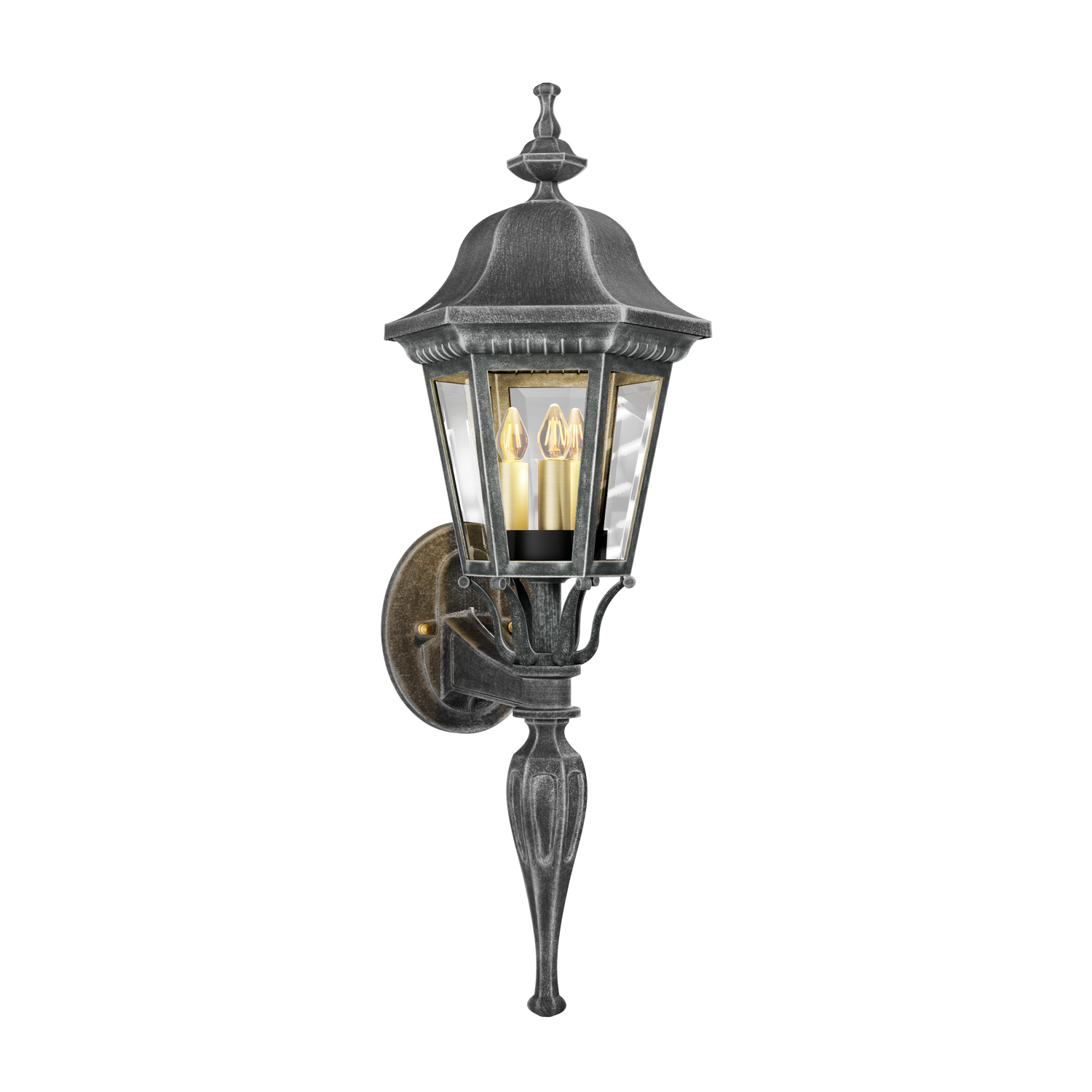 Florence - Luminaire mural extérieur montage vers le haut avec tige format petit - 13720