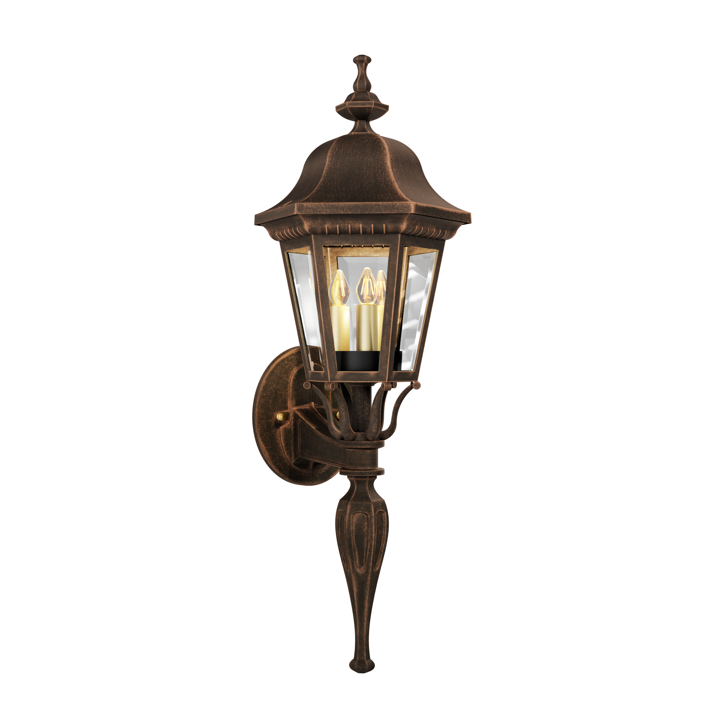 Florence - Luminaire mural extérieur montage vers le haut avec tige format petit - 13720