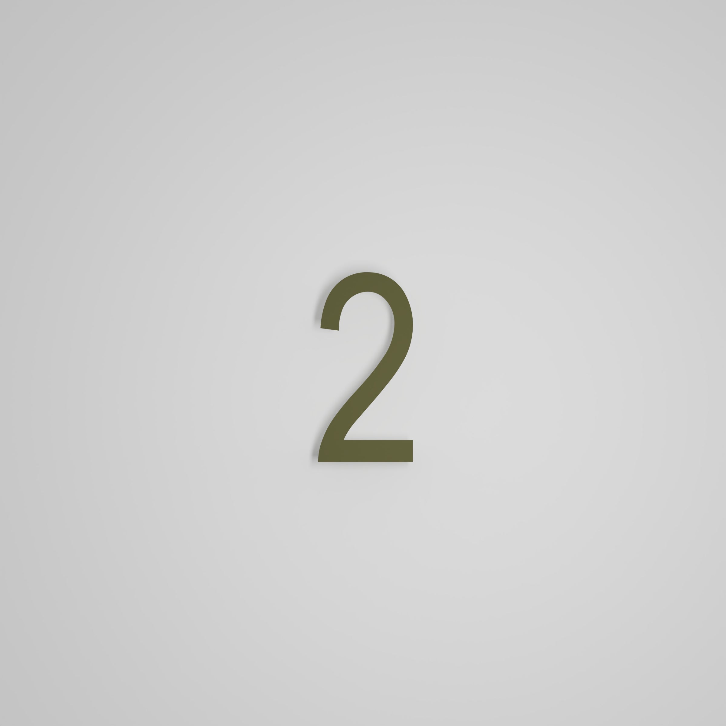 6 inch Floating Address Numbers [1711]