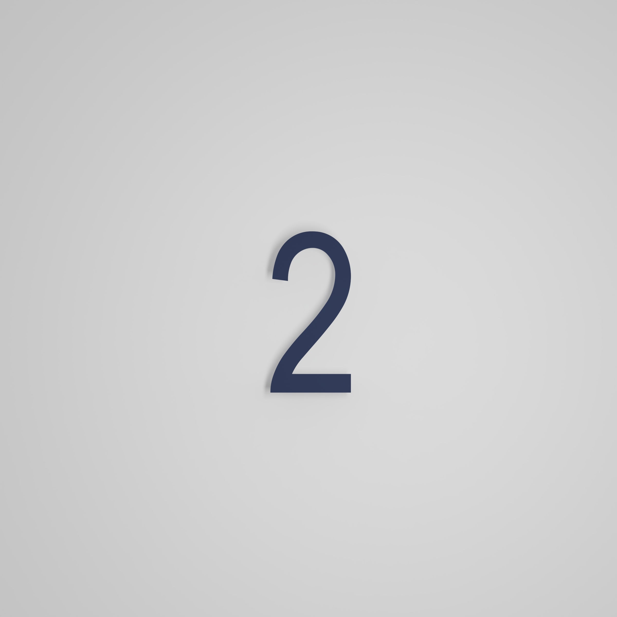 6 inch Floating Address Numbers [1711]