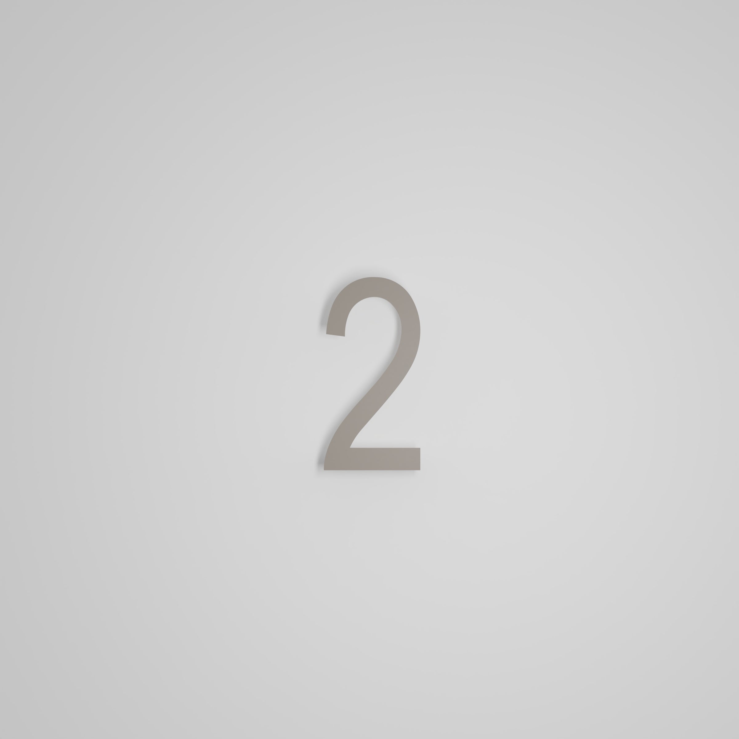 6 inch Floating Address Numbers [1711]