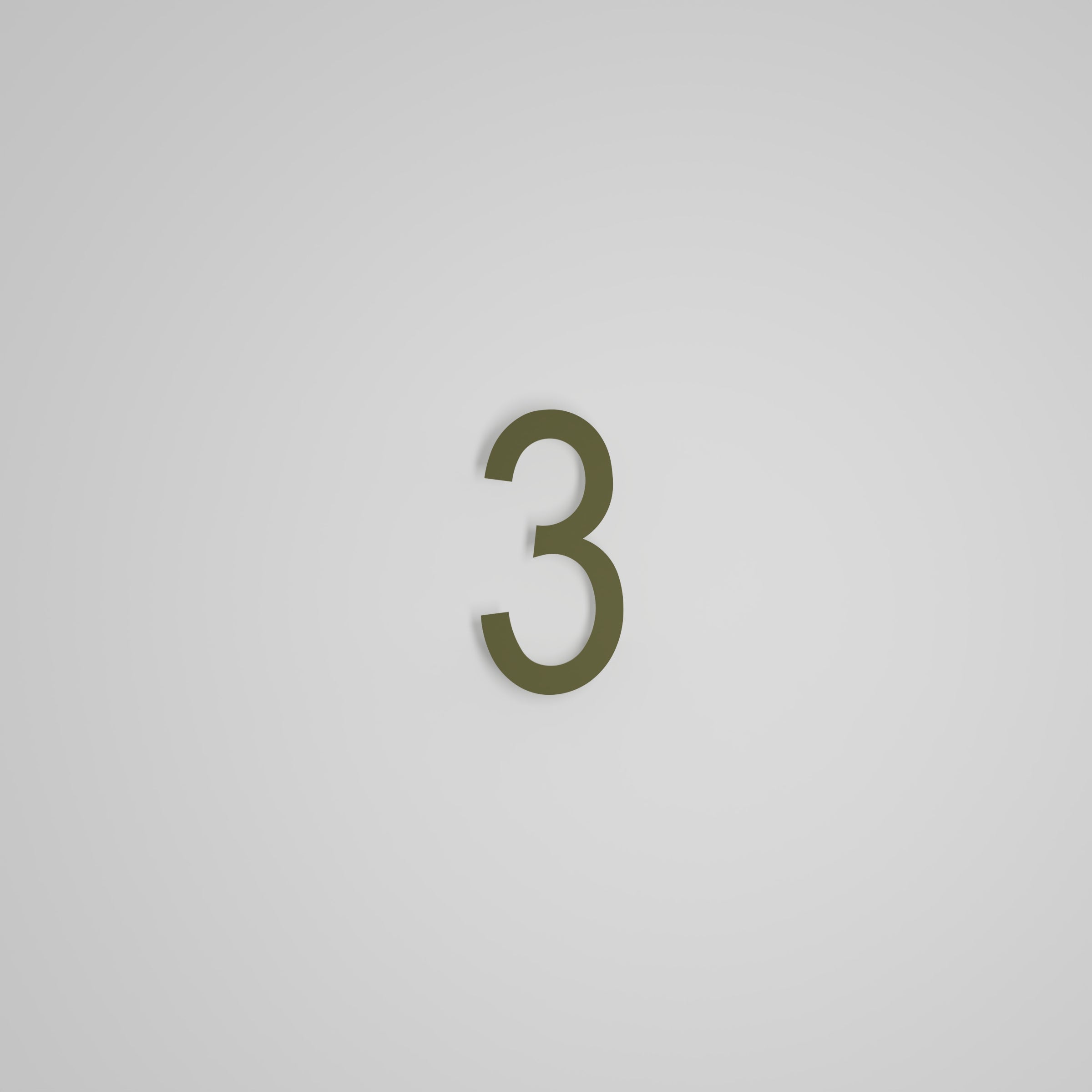 6 inch Floating Address Numbers [1711]