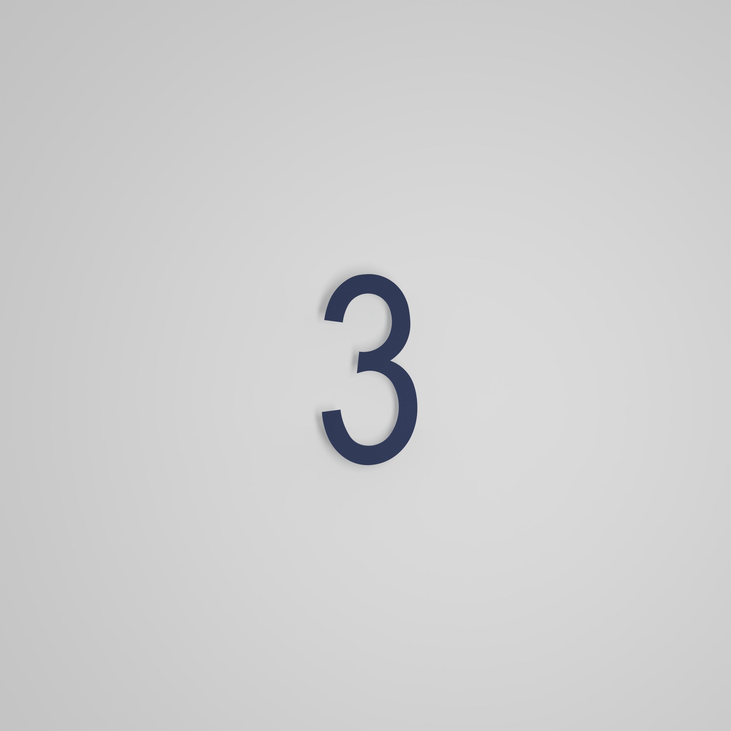 6 inch Floating Address Numbers [1711]