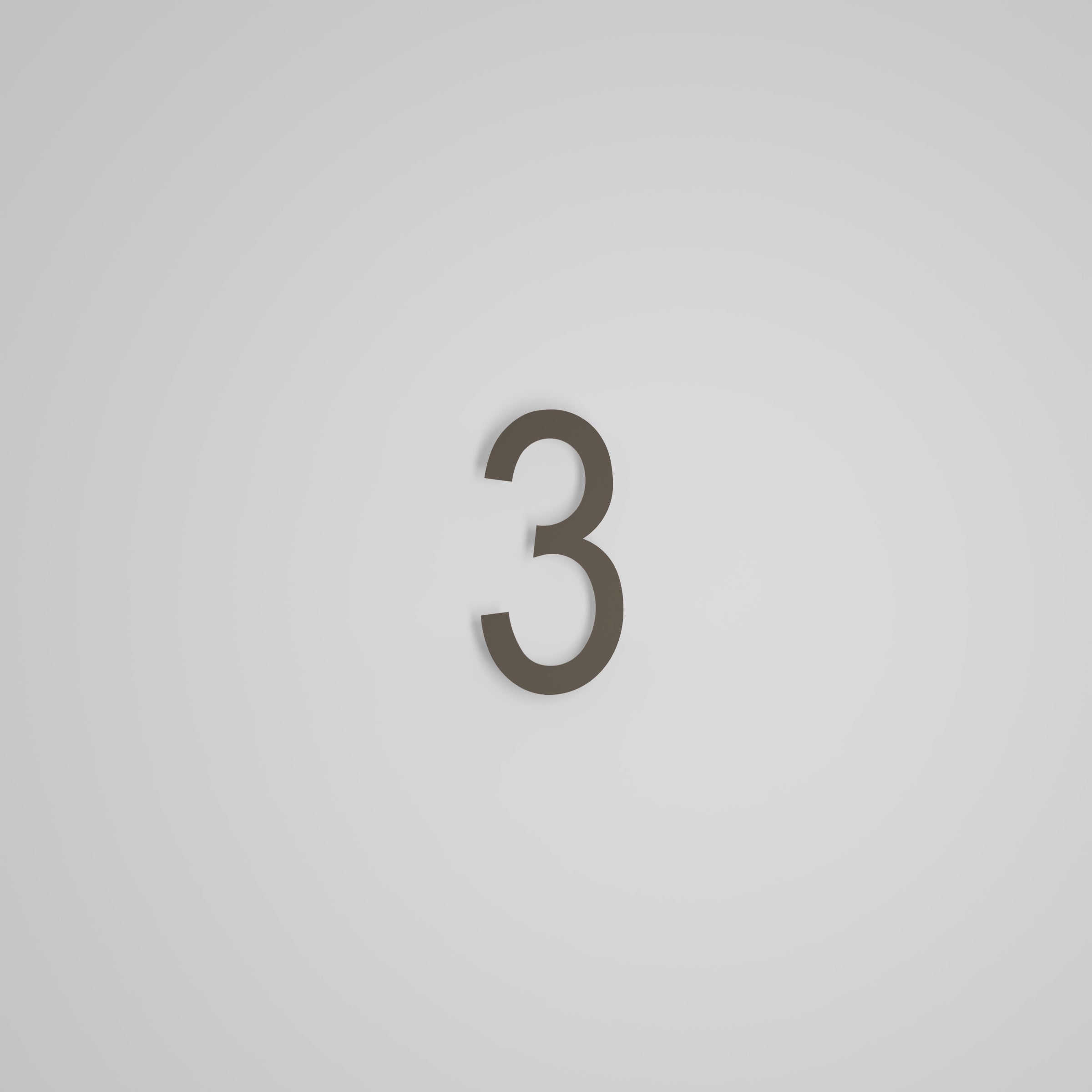 6 inch Floating Address Numbers [1711]