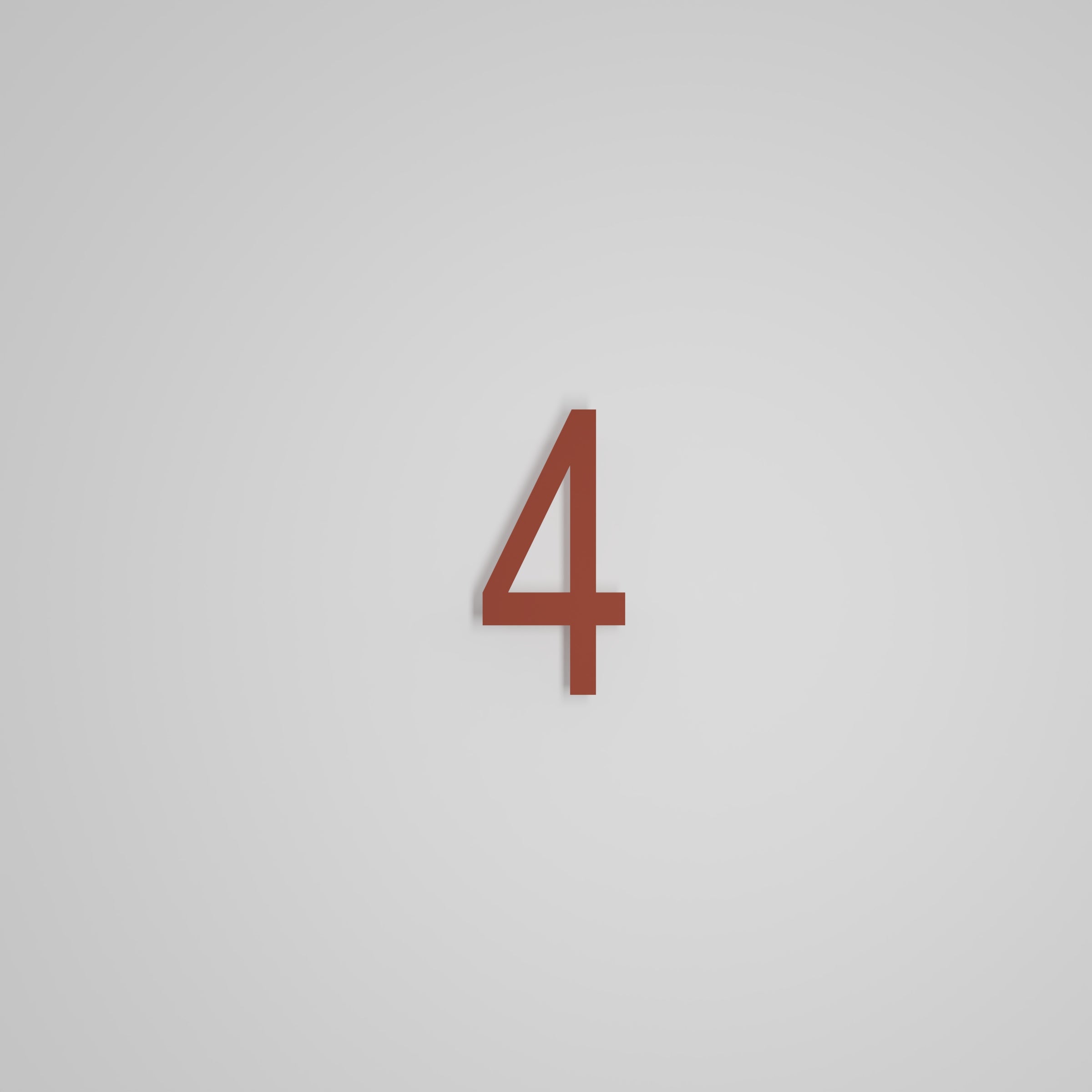 6 inch Floating Address Numbers [1711]
