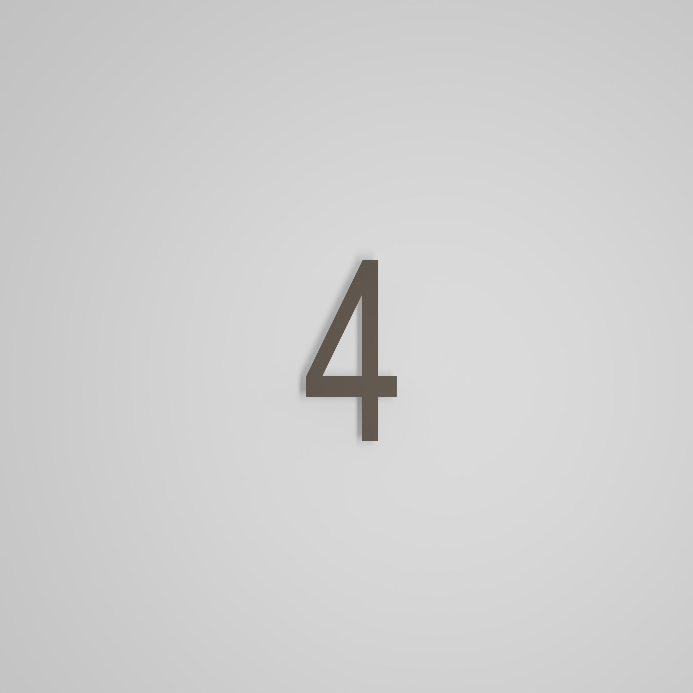 6 inch Floating Address Numbers [1711]