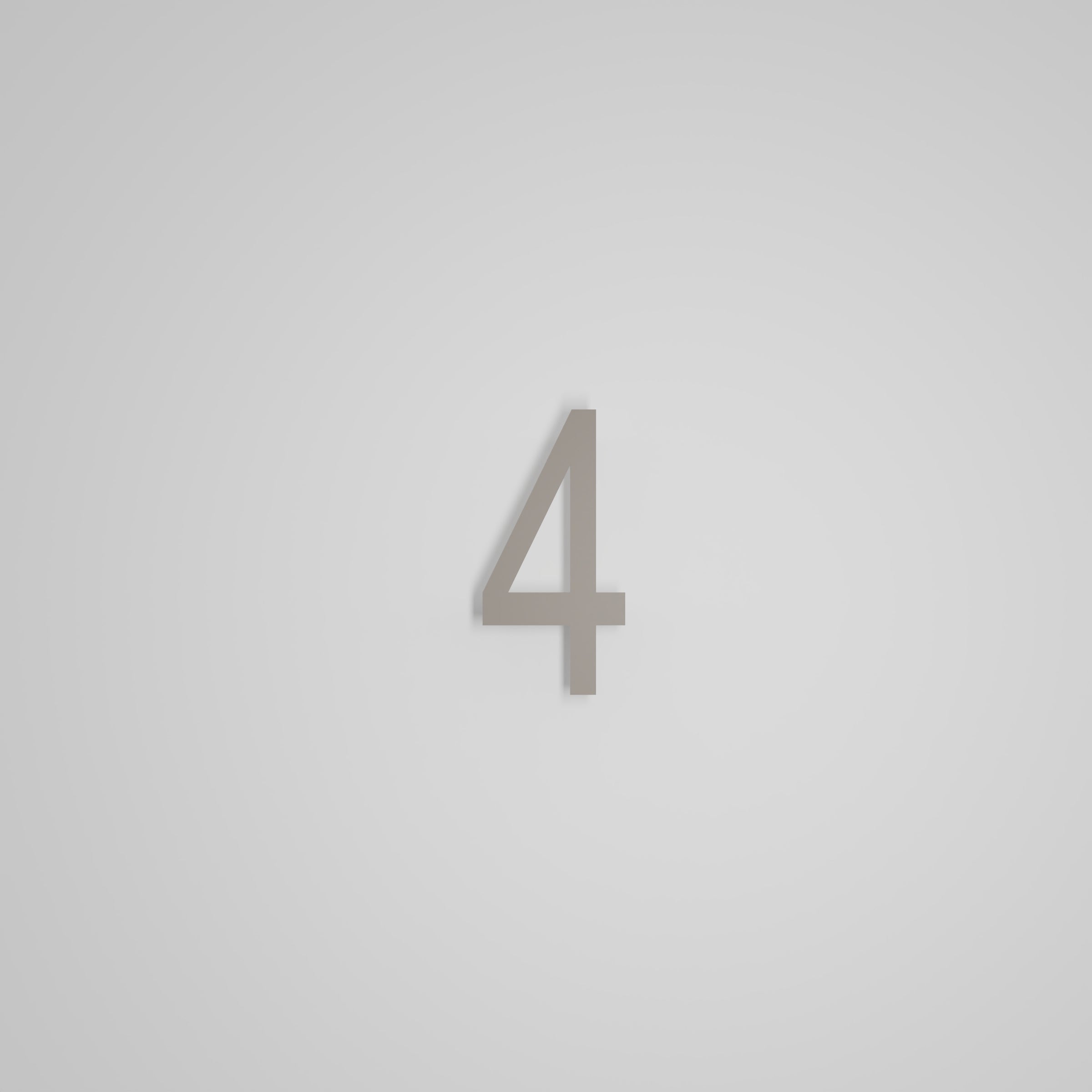 6 inch Floating Address Numbers [1711]
