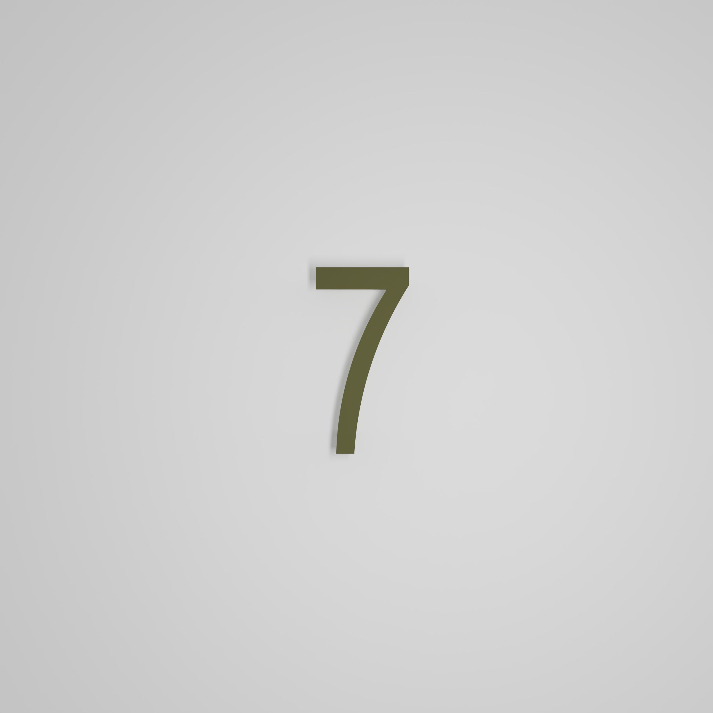 6 inch Floating Address Numbers [1711]