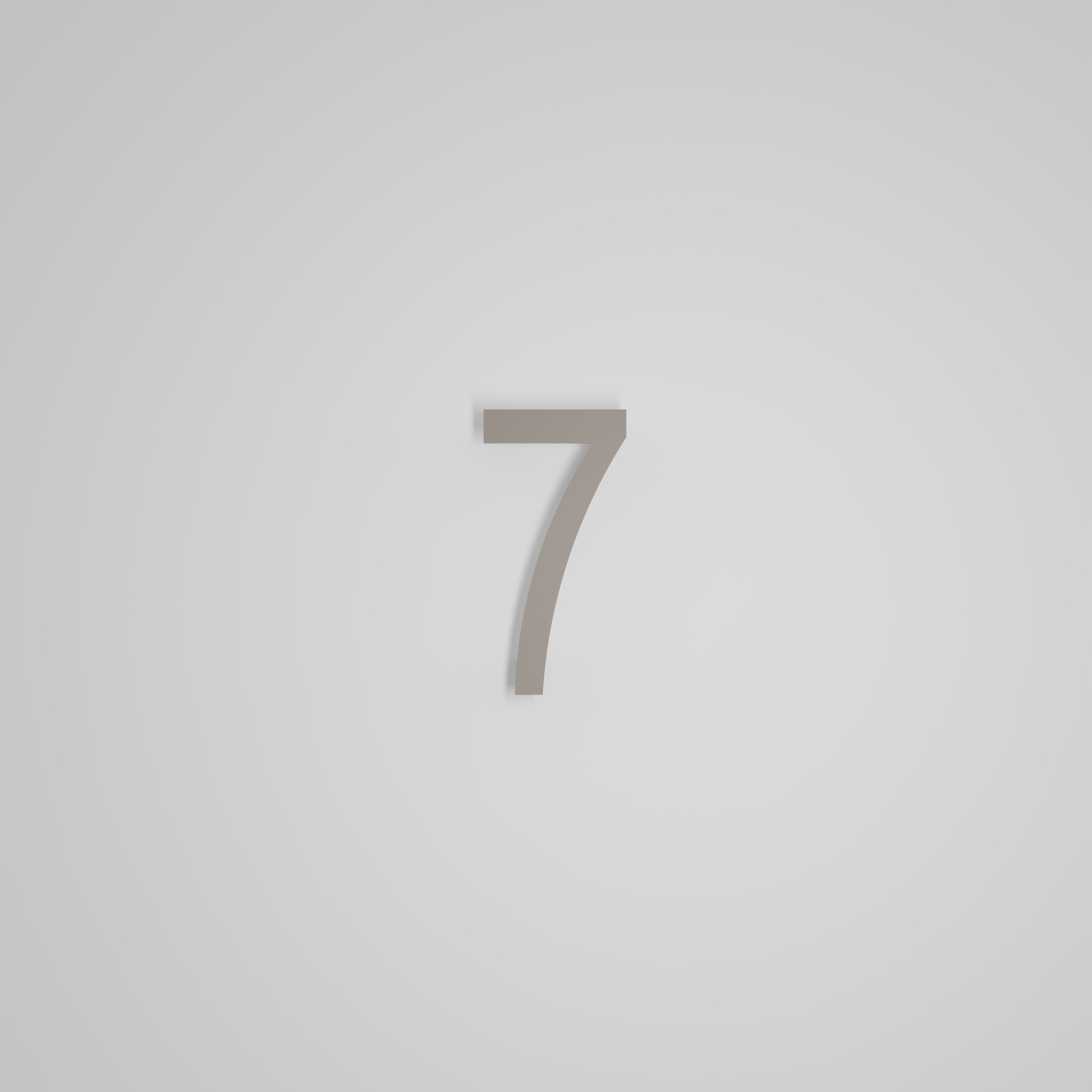 6 inch Floating Address Numbers [1711]