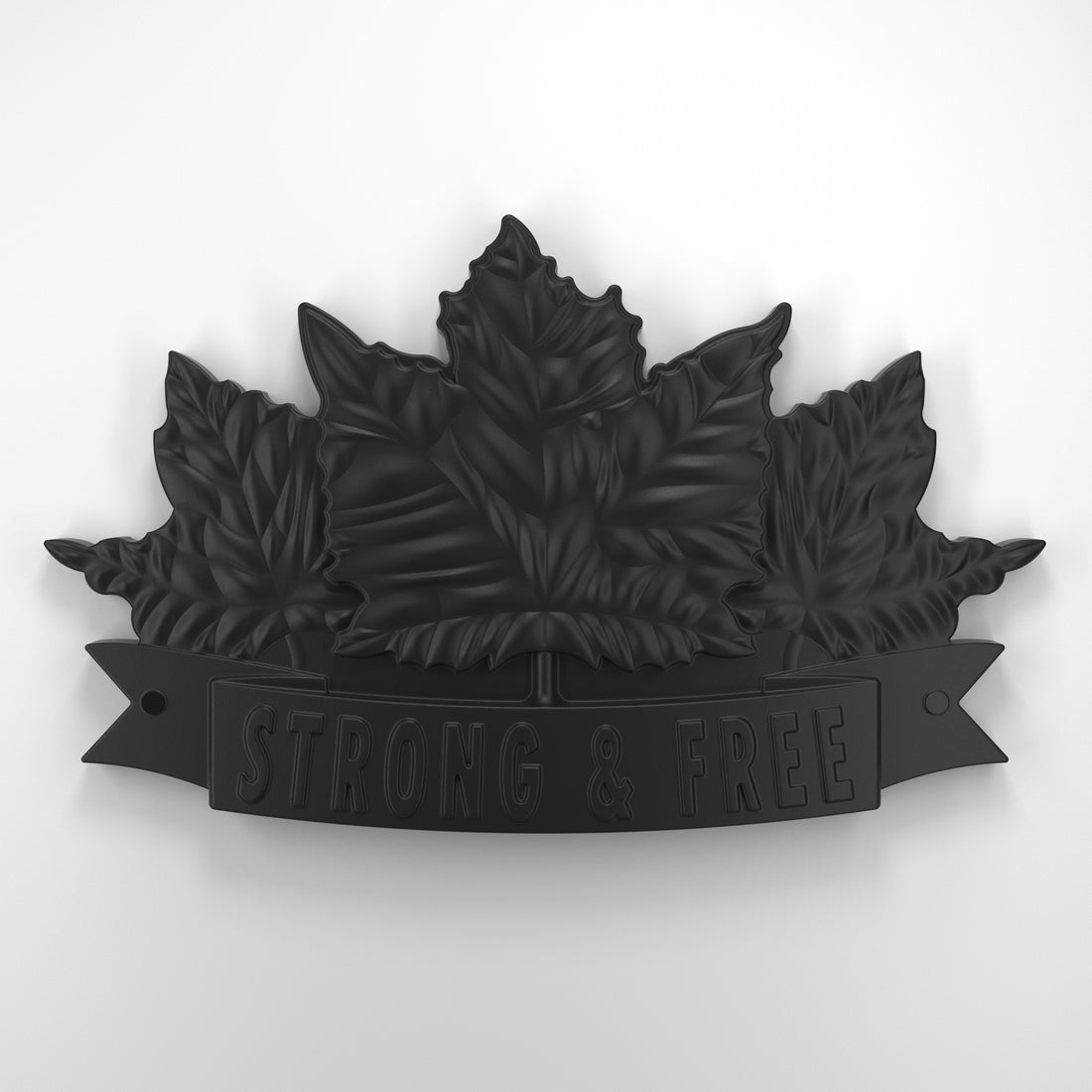 Strong and free • Plaque [1729]