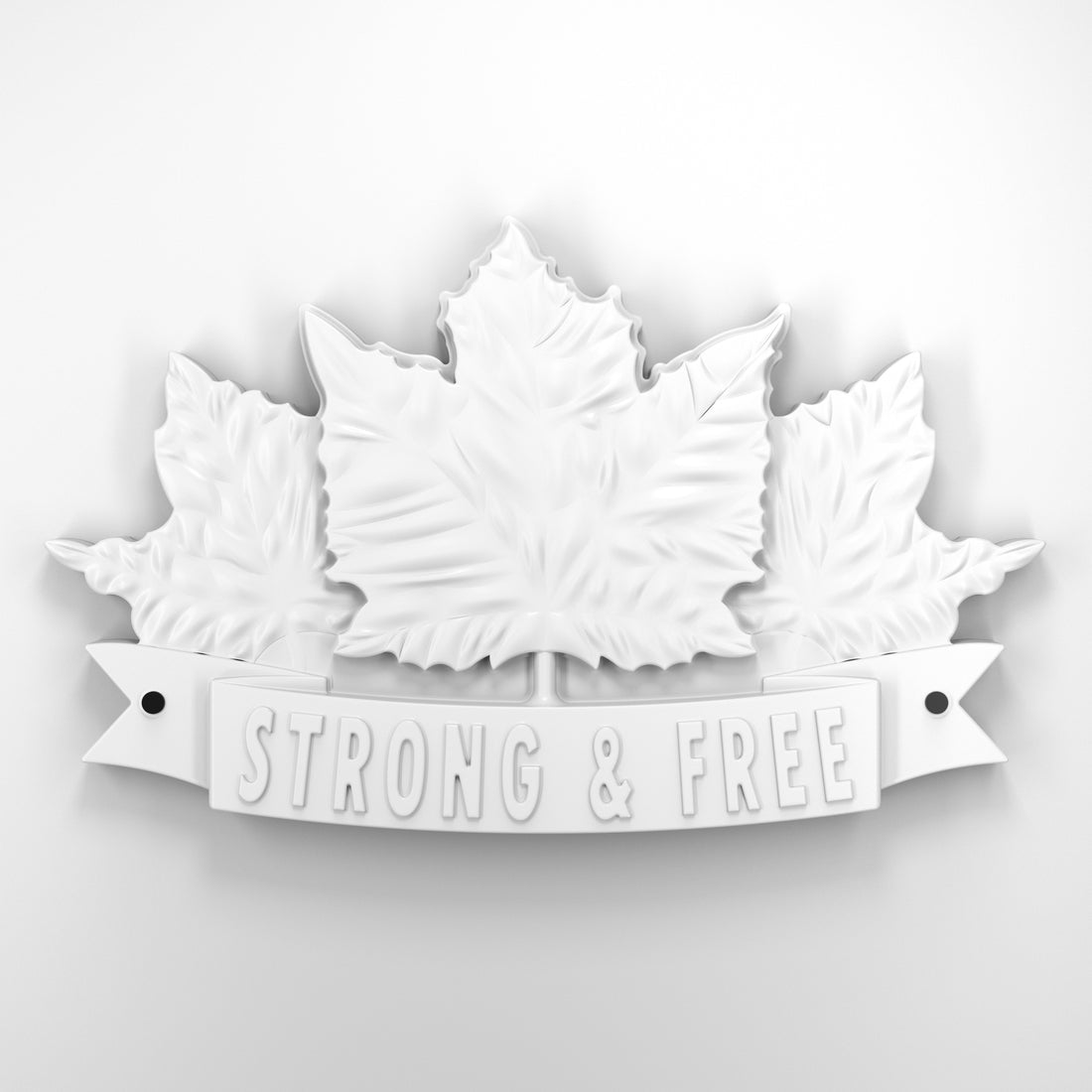 Strong and free • Plaque [1729]