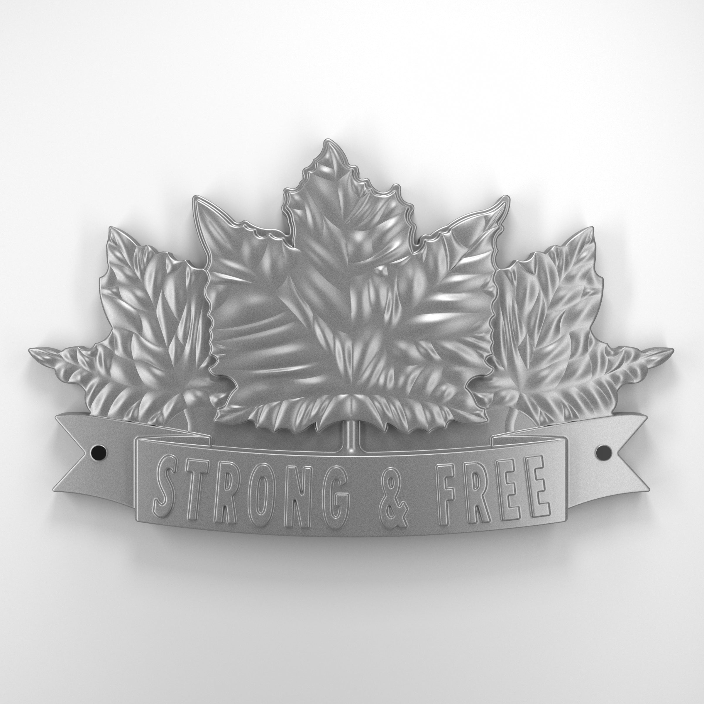 Strong and free • Plaque [1729]