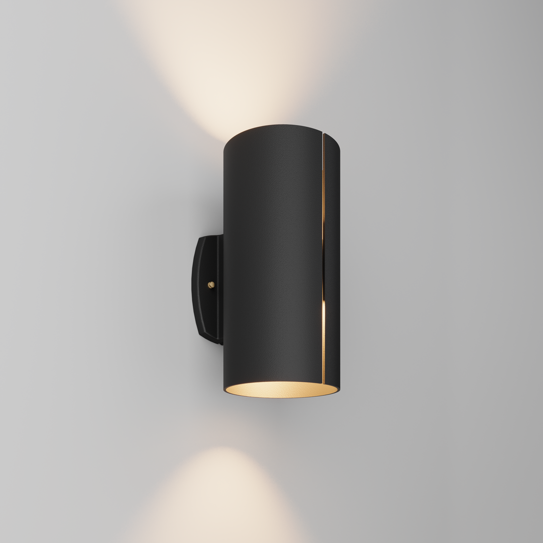 Evolution • Cylindrical outdoor wall light with slot [1842]