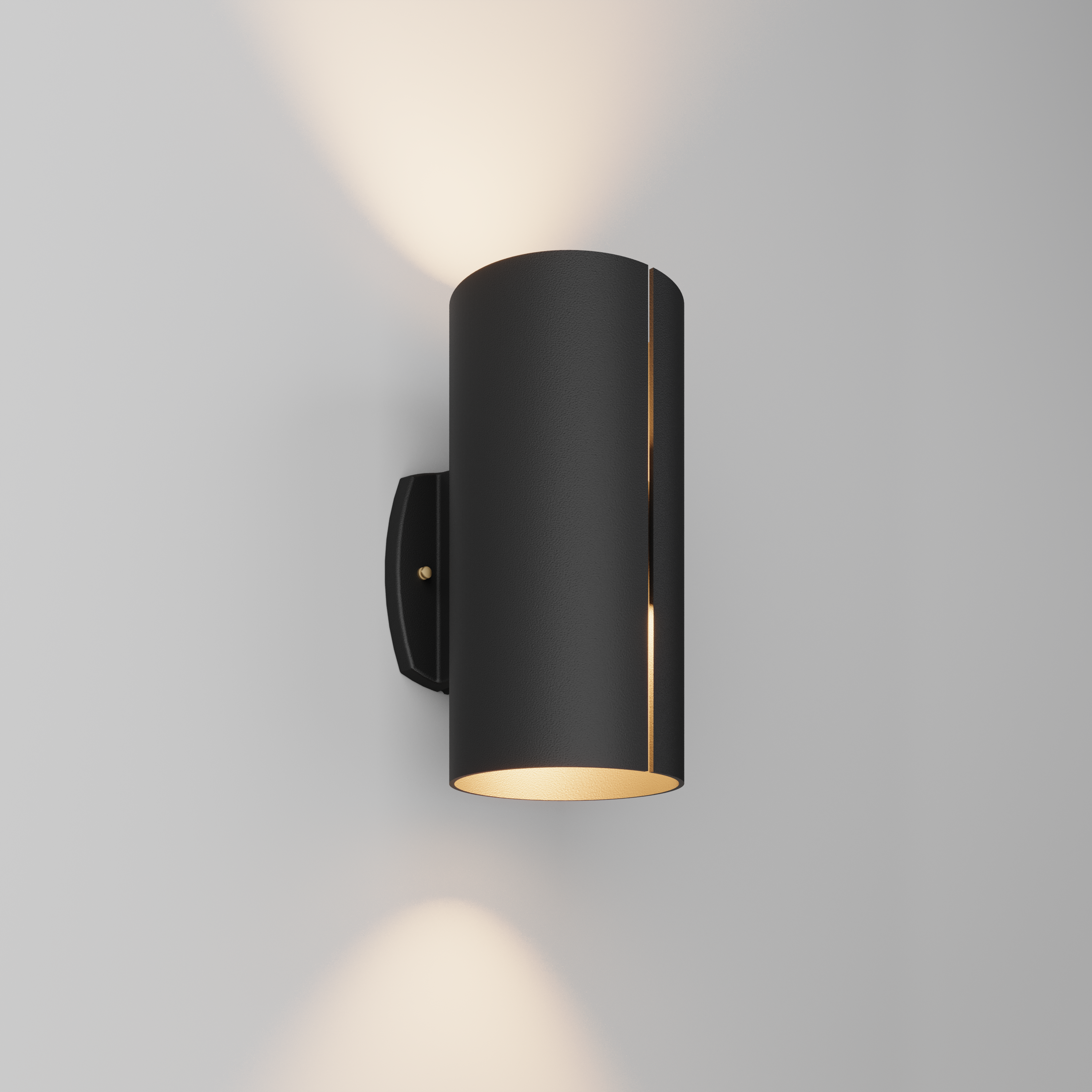 Evolution • Cylindrical outdoor wall light with slot [1842]