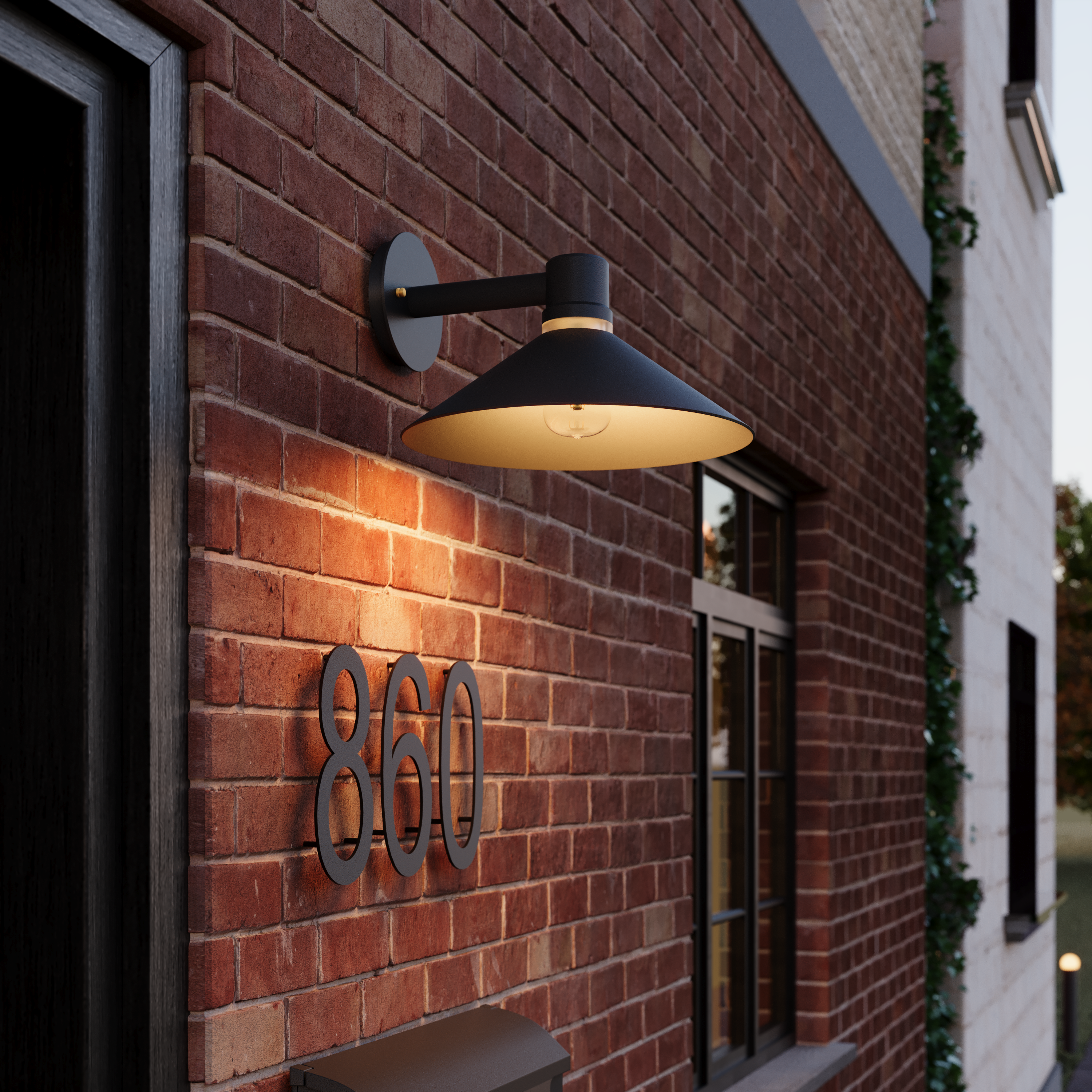 Outdoor wall light • Oakland • 26021 • 100% made in Quebec • Snoc