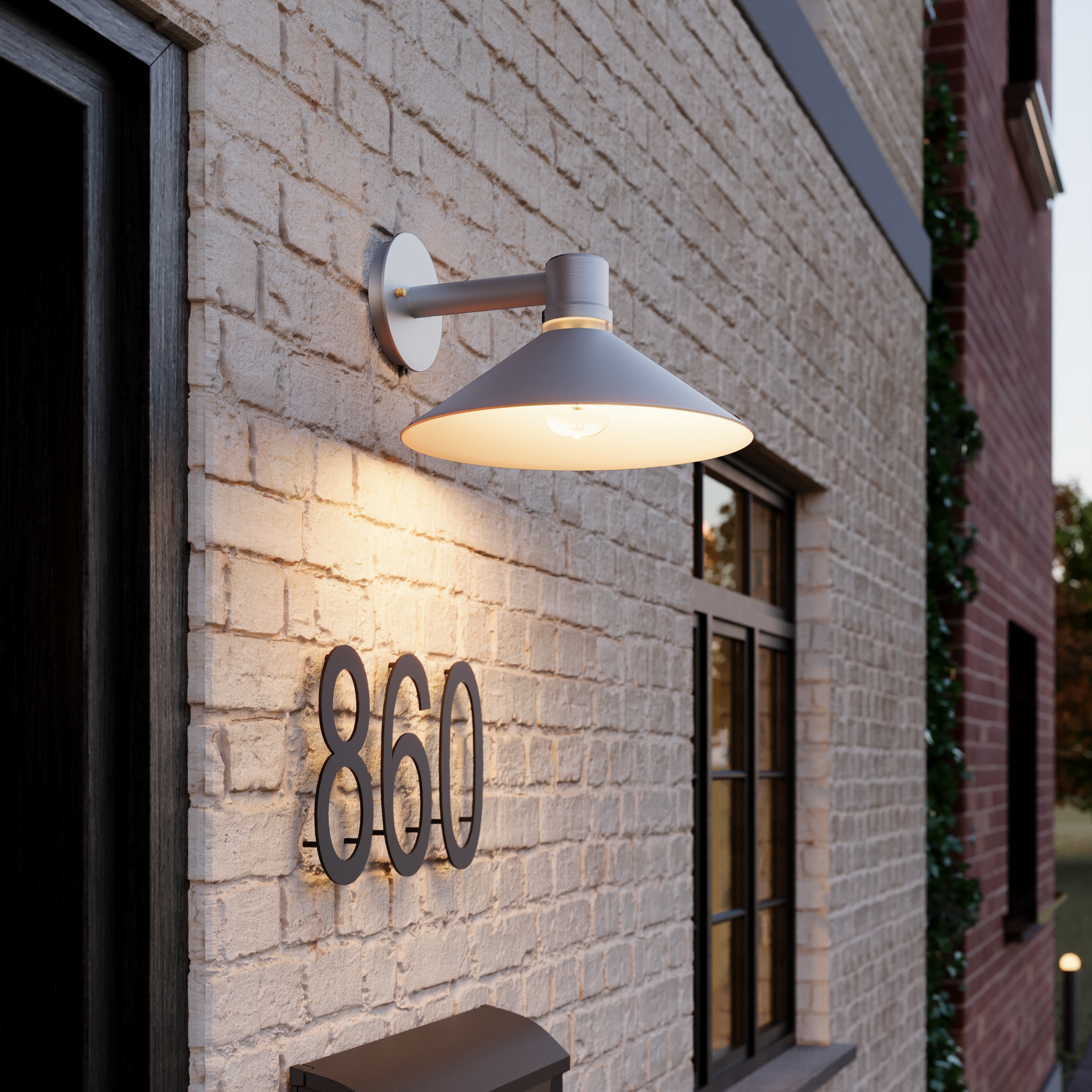 Outdoor wall light • Oakland • 26021 • 100% made in Quebec • Snoc