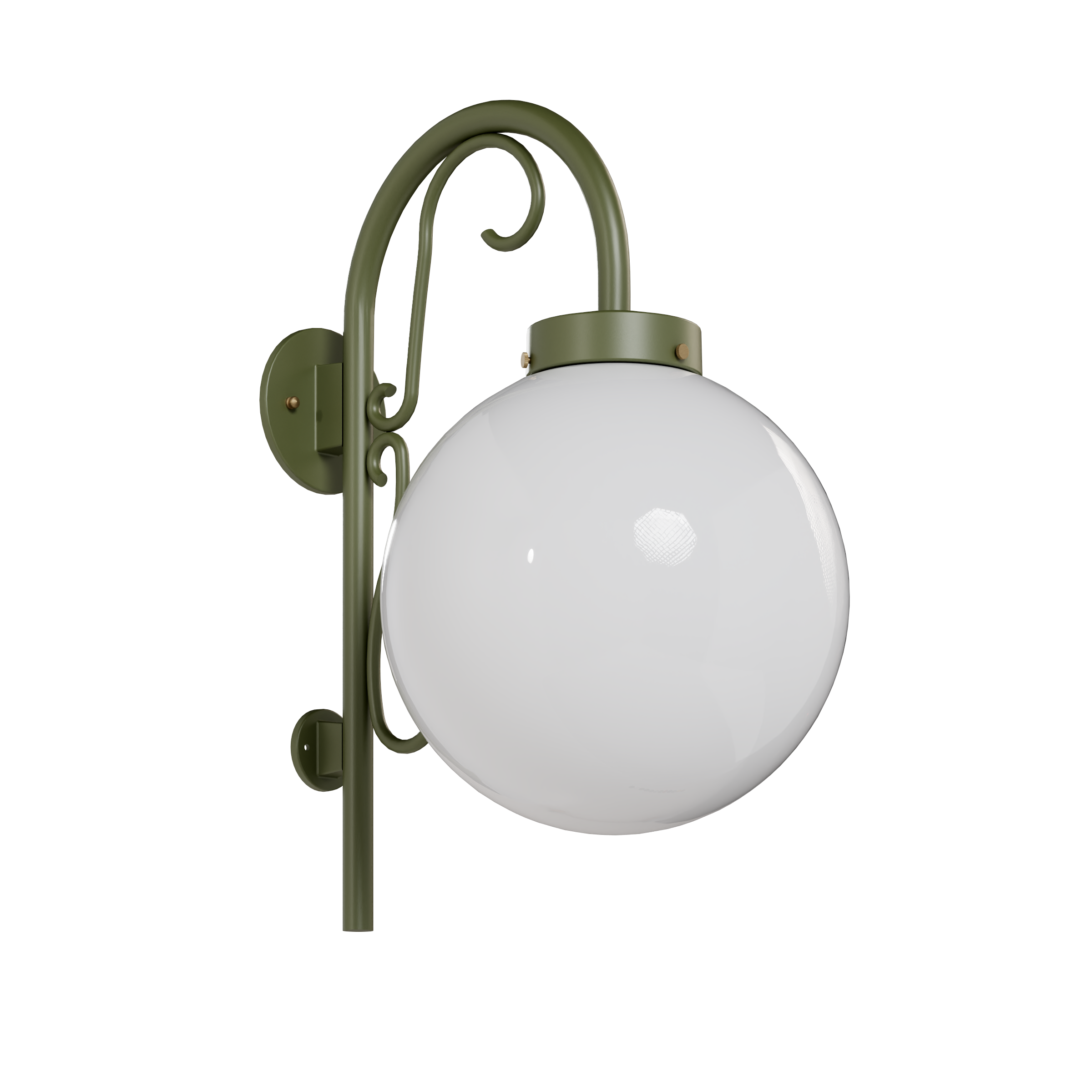 Key West - Down-Mount Wall Mount with Cane and Tall Ornament - 33093