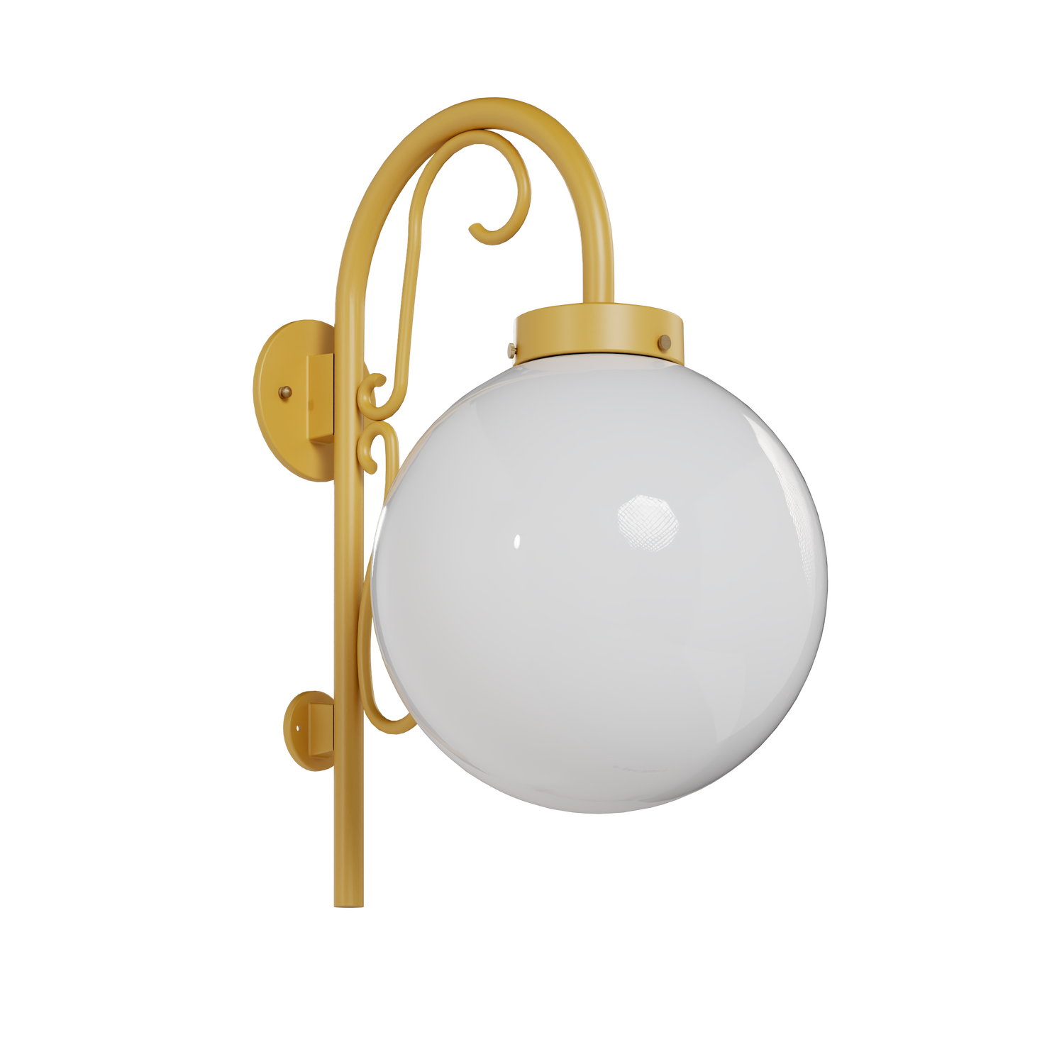 Key West - Down-Mount Wall Mount with Cane and Tall Ornament - 33093