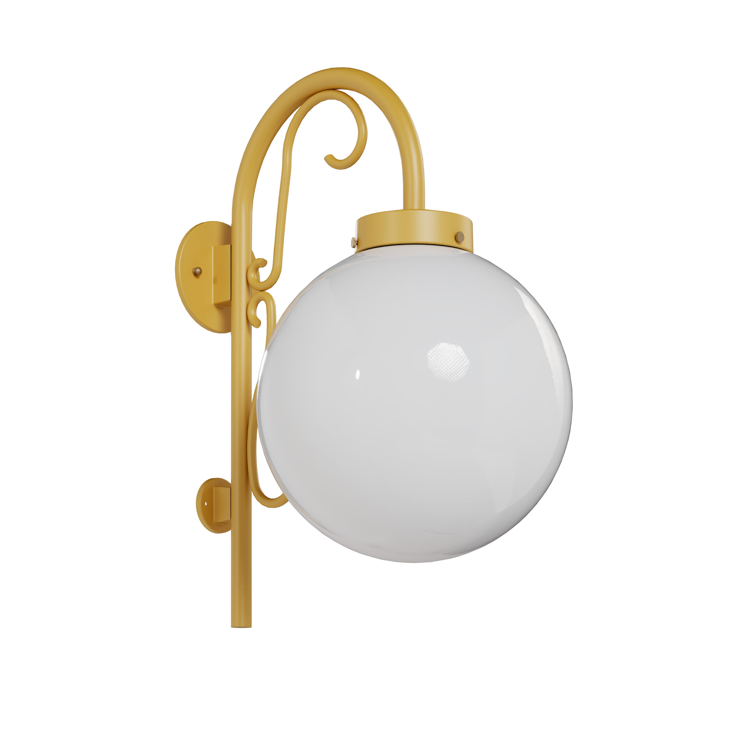 Key West - Down-Mount Wall Mount with Cane and Tall Ornament - 33093