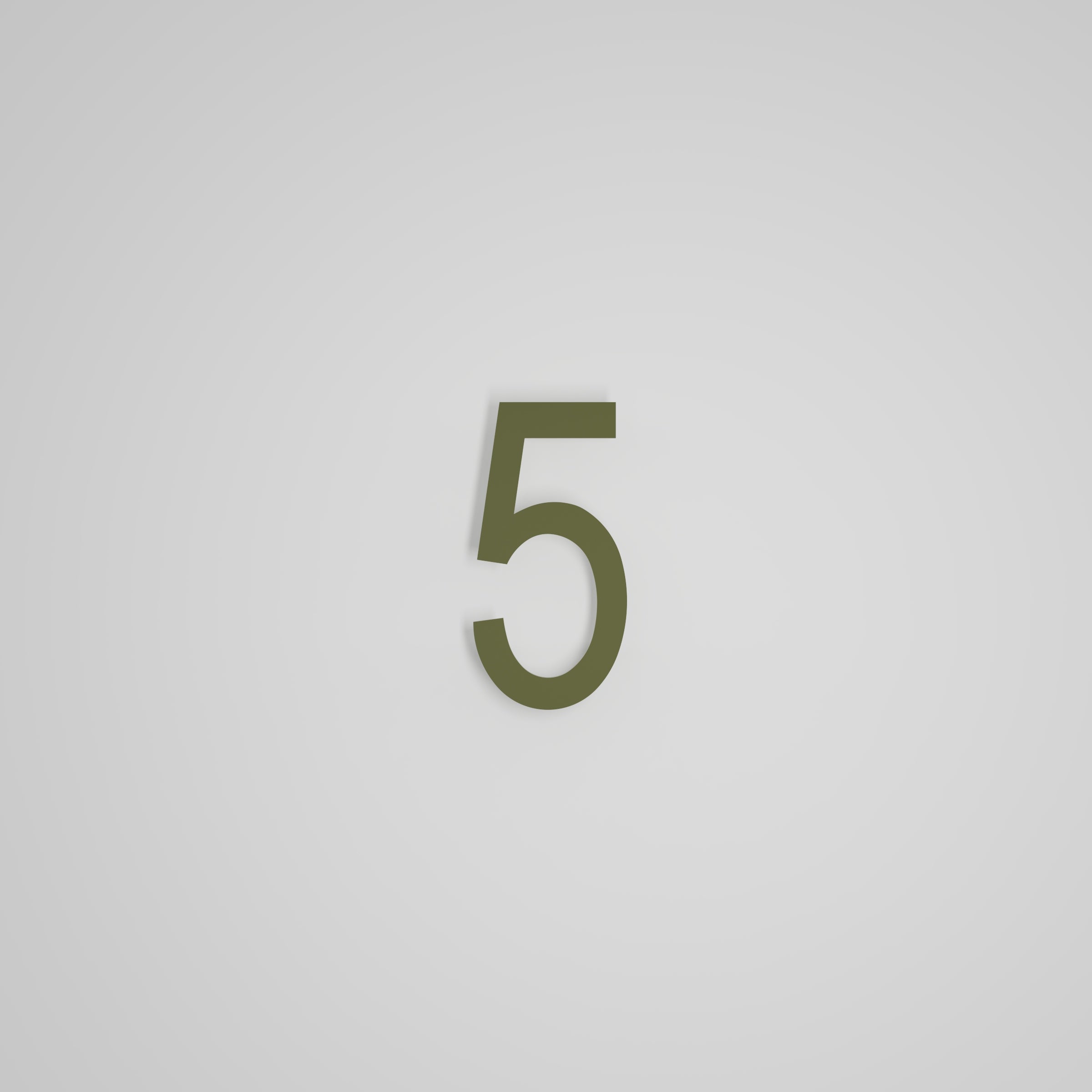 6 inch Floating Address Numbers [1711]