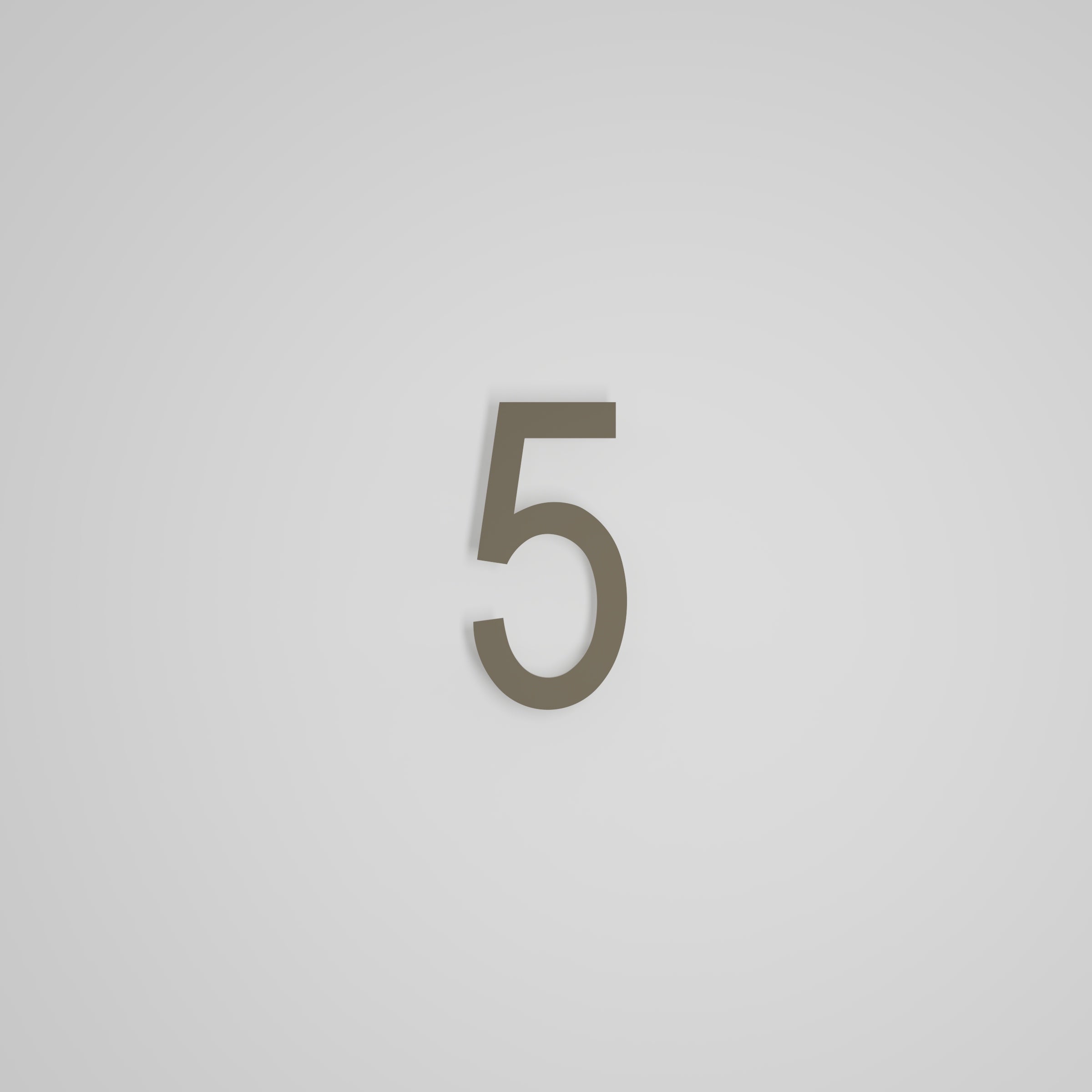 6 inch Floating Address Numbers [1711]