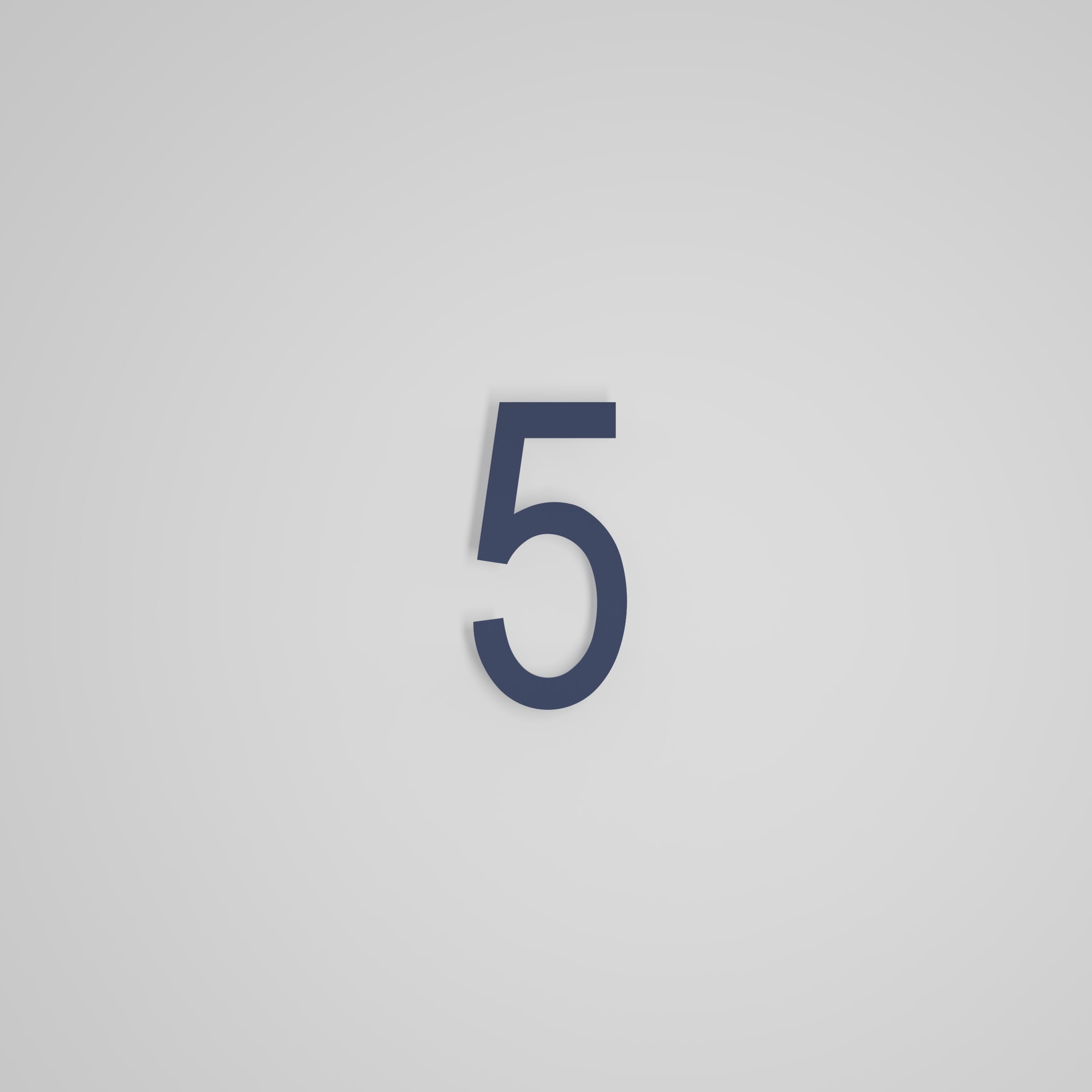 6 inch Floating Address Numbers [1711]