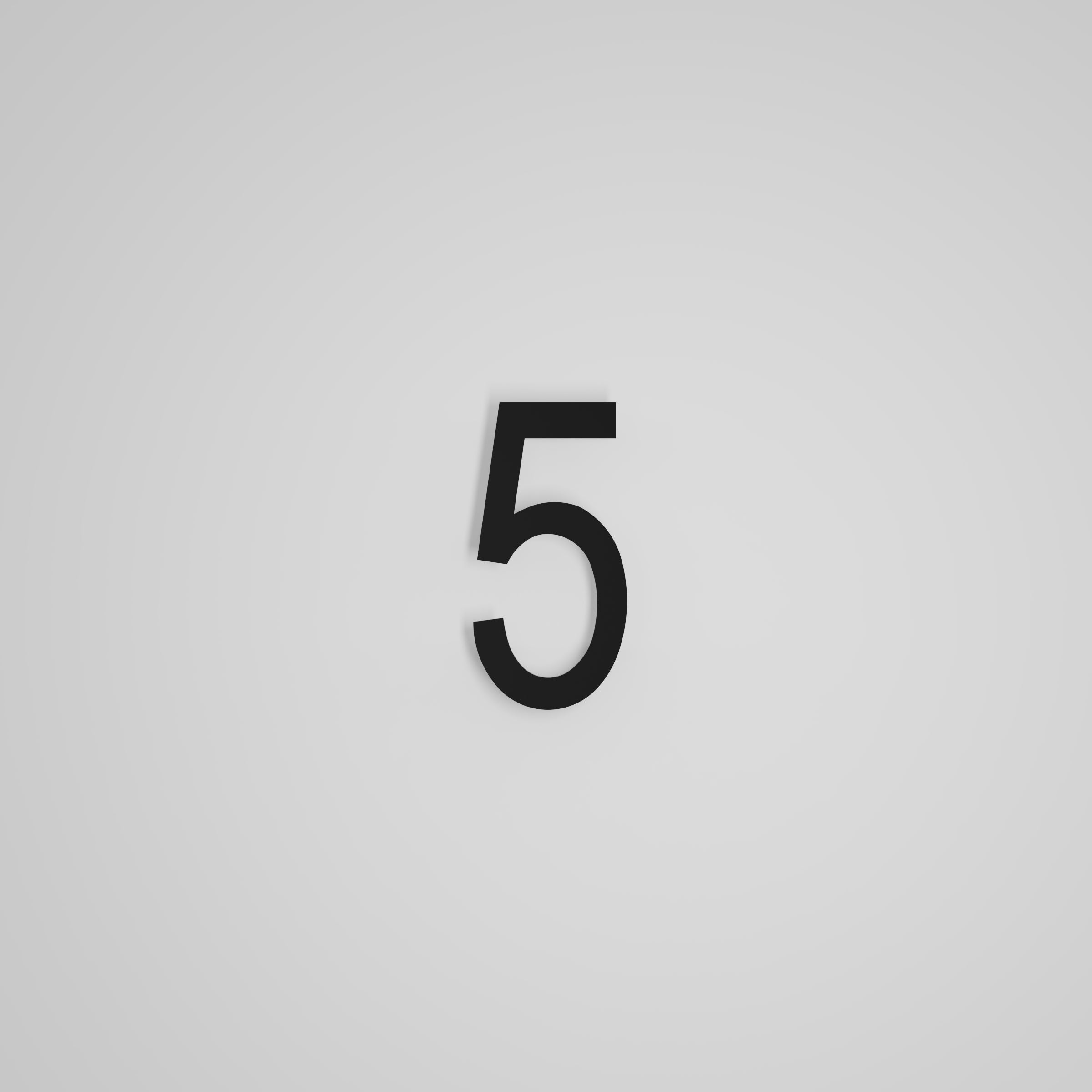 6 inch Floating Address Numbers [1711]