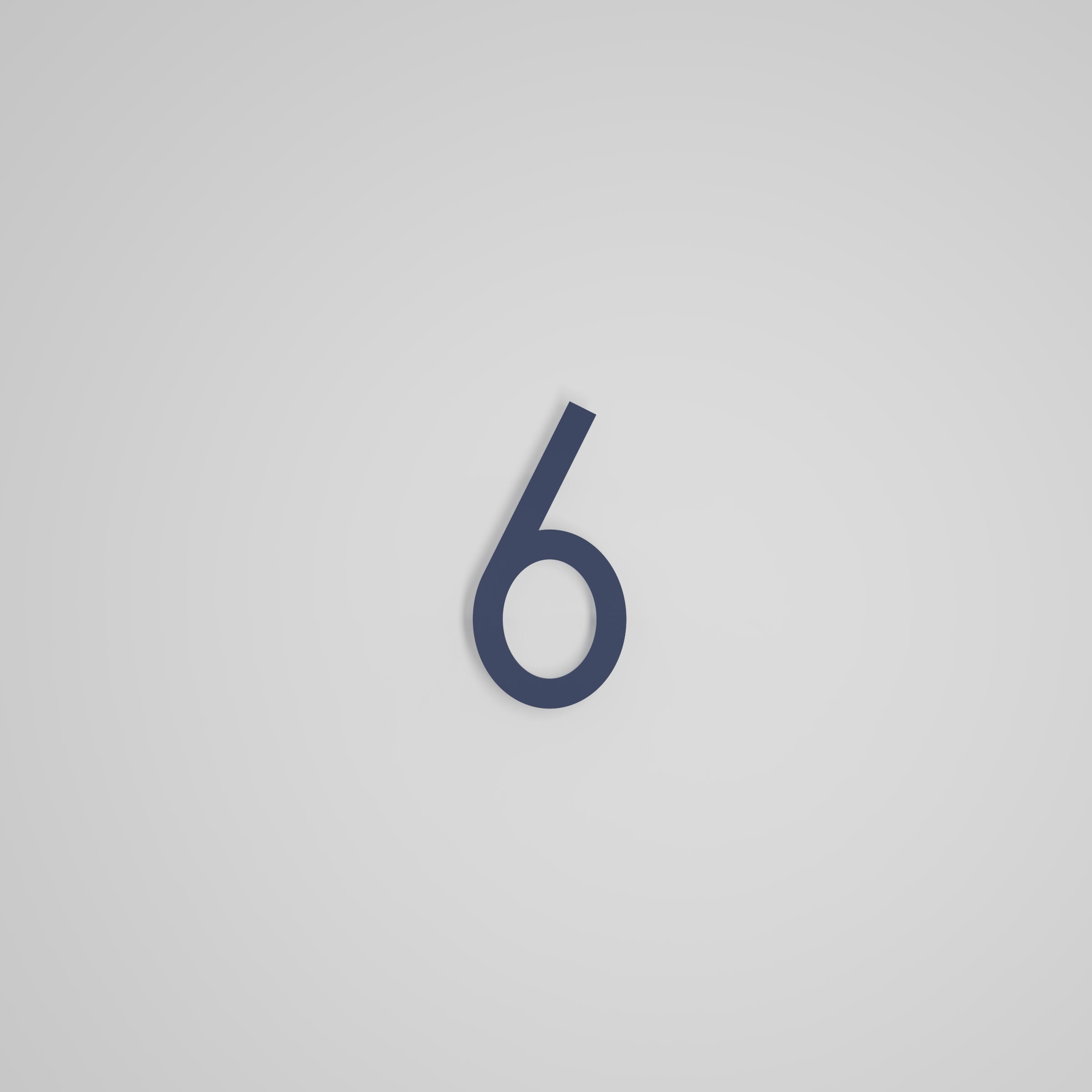 6 inch Floating Address Numbers [1711]