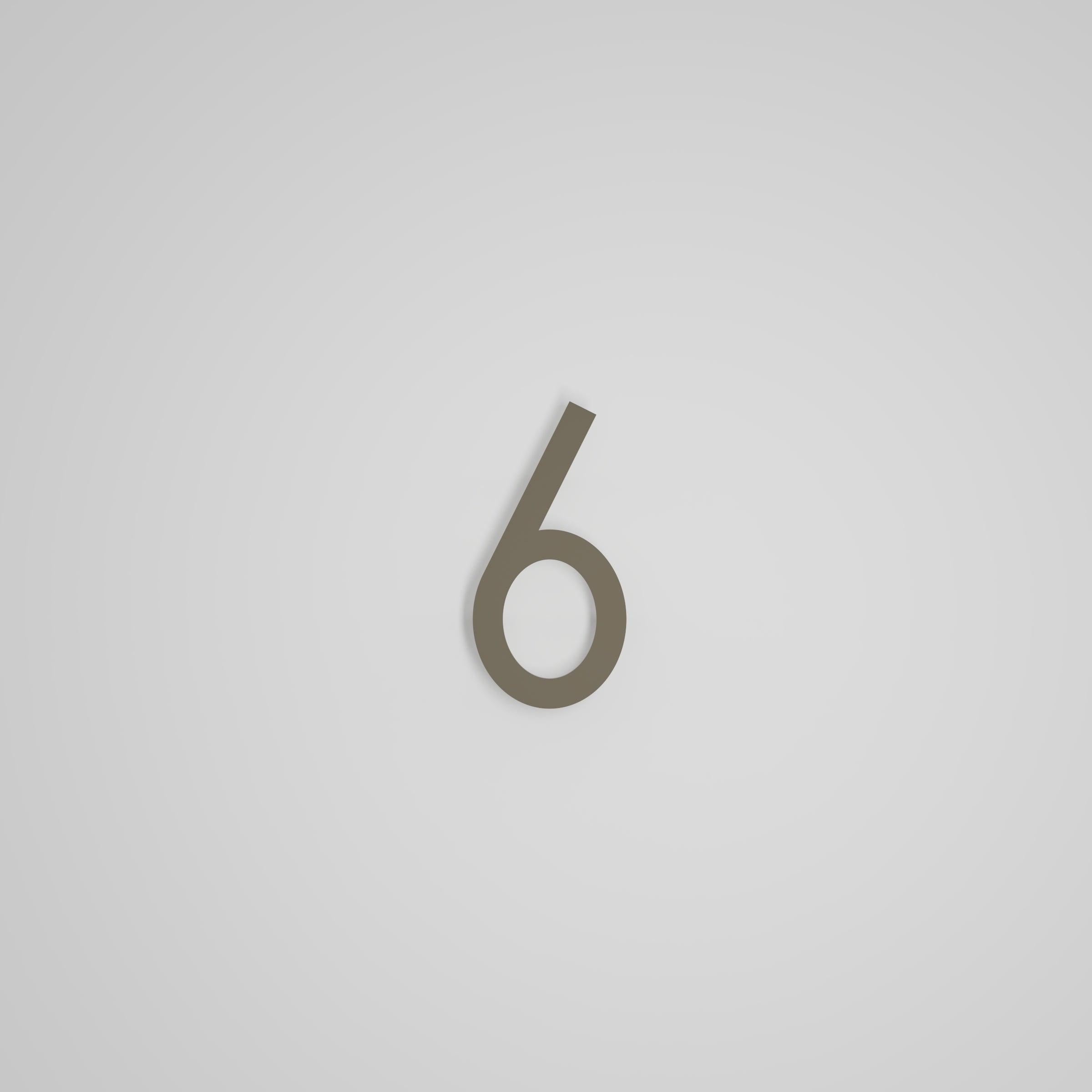 6 inch Floating Address Numbers [1711]