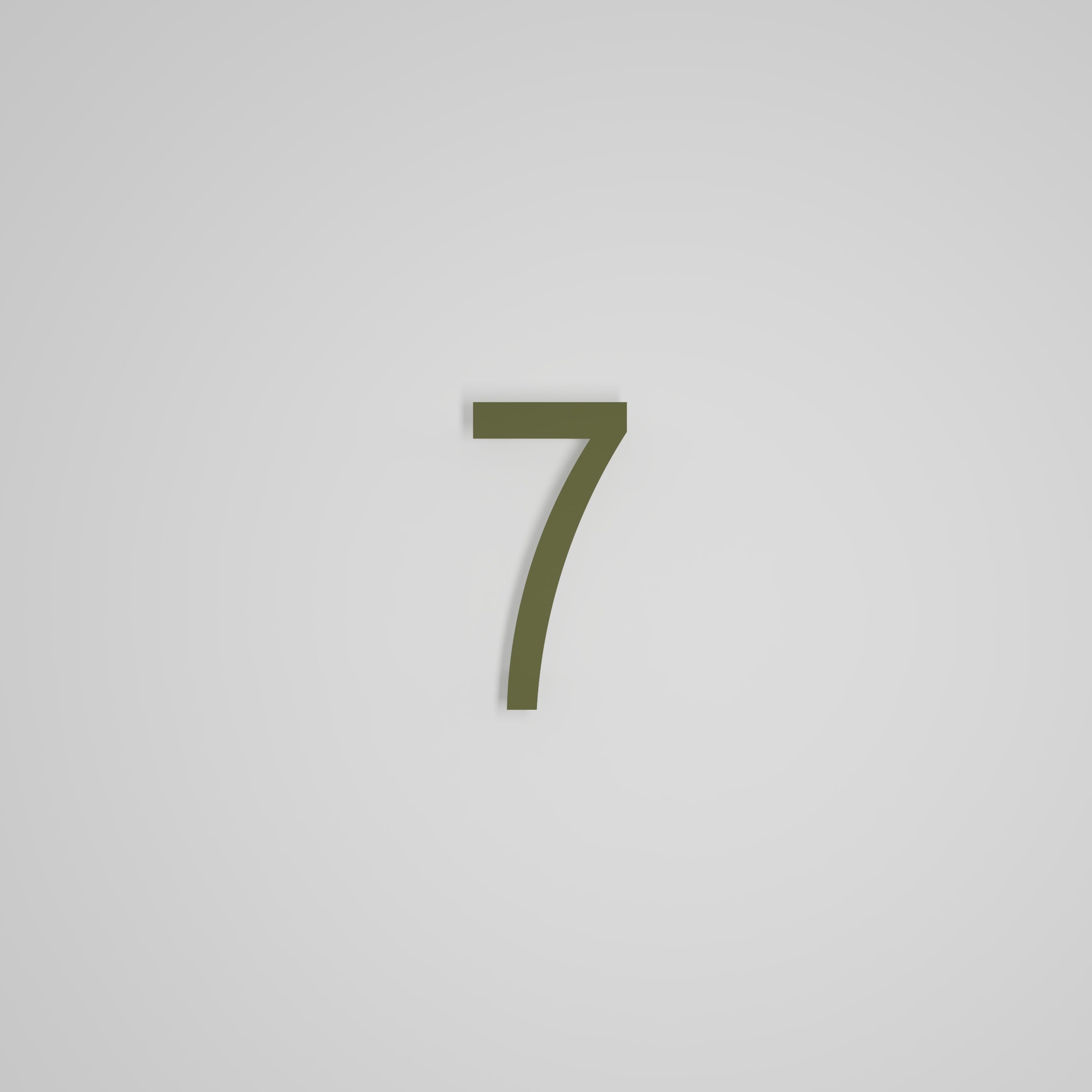 6 inch Floating Address Numbers [1711]
