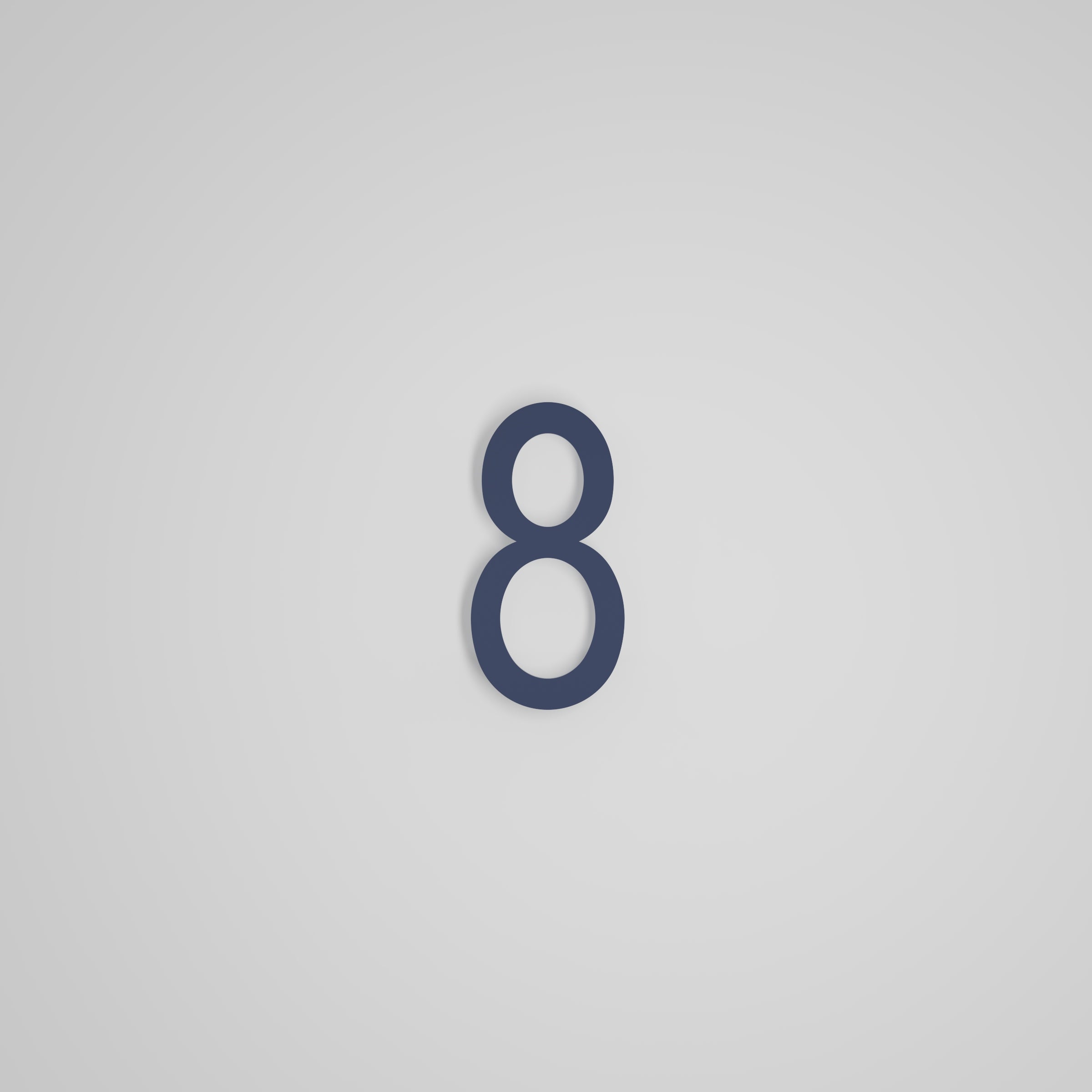 6 inch Floating Address Numbers [1711]